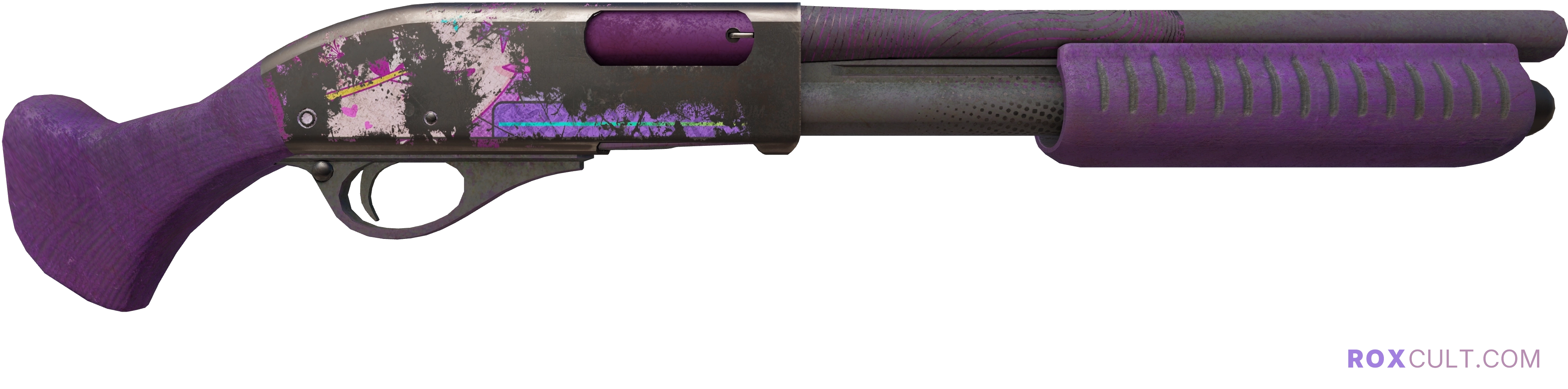Sawed-Off | Kiss♥Love (Battle-Scarred) — rox (Holo) Antwerp 2022 craft, backside view