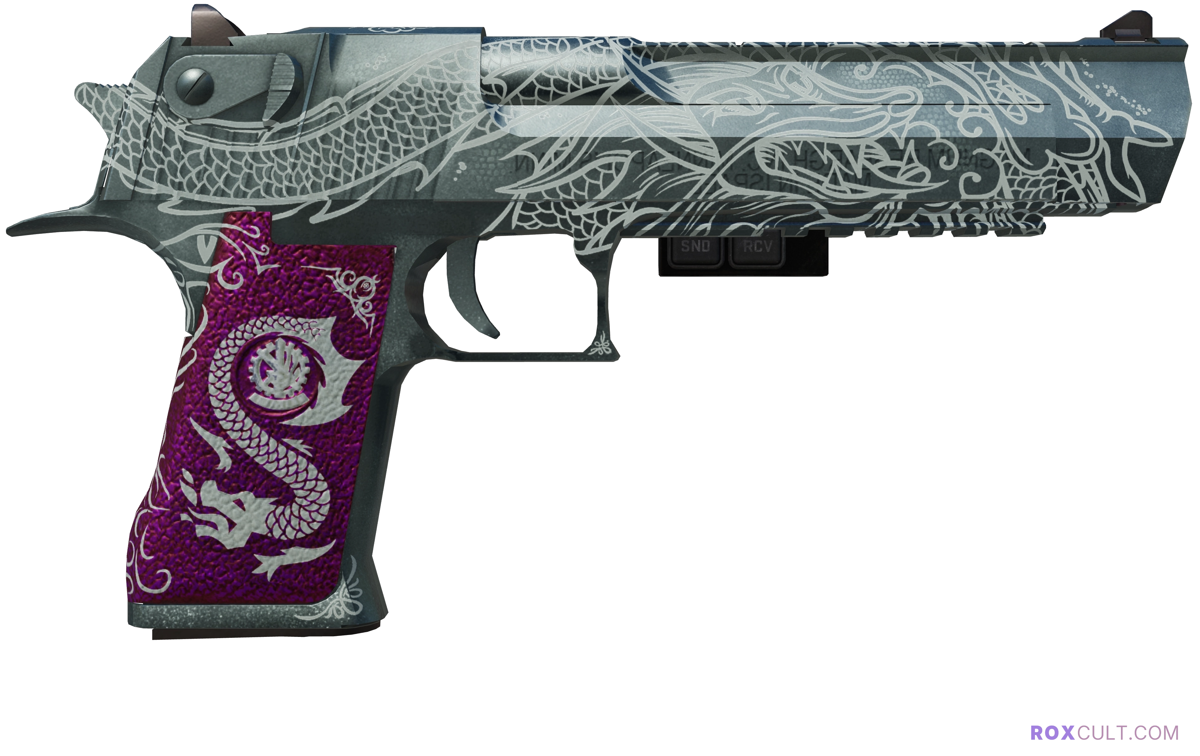 StatTrak™ Desert Eagle | Kumicho Dragon (Minimal Wear) — rox (Holo) Antwerp 2022 craft, backside view