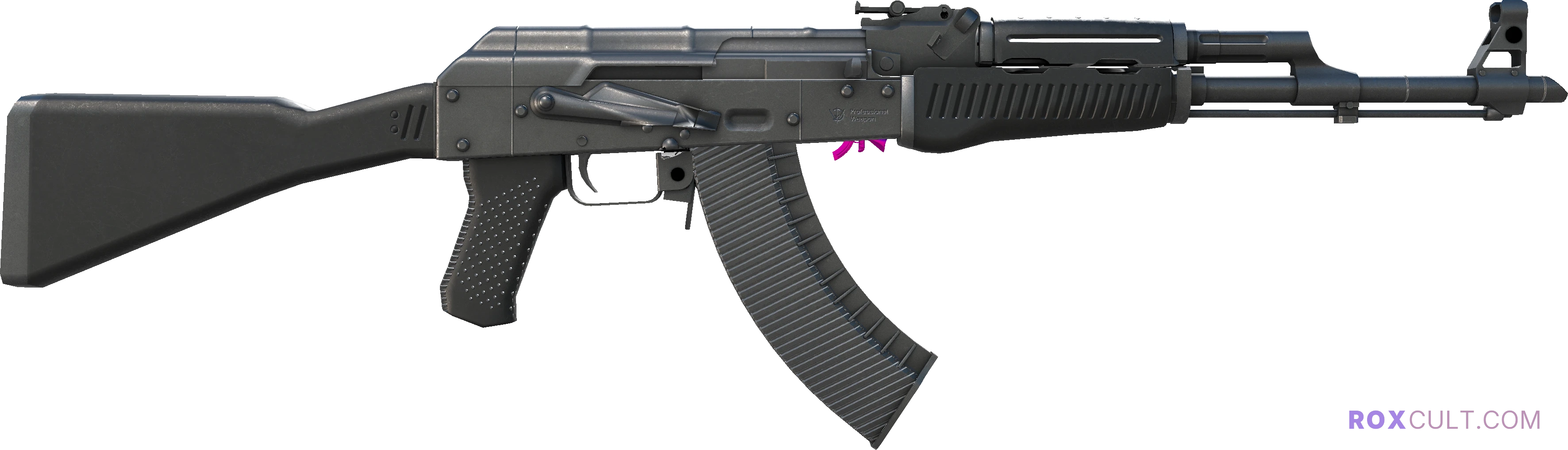 AK-47 | Slate (Minimal Wear) — rox (Holo) Antwerp 2022 craft, backside view