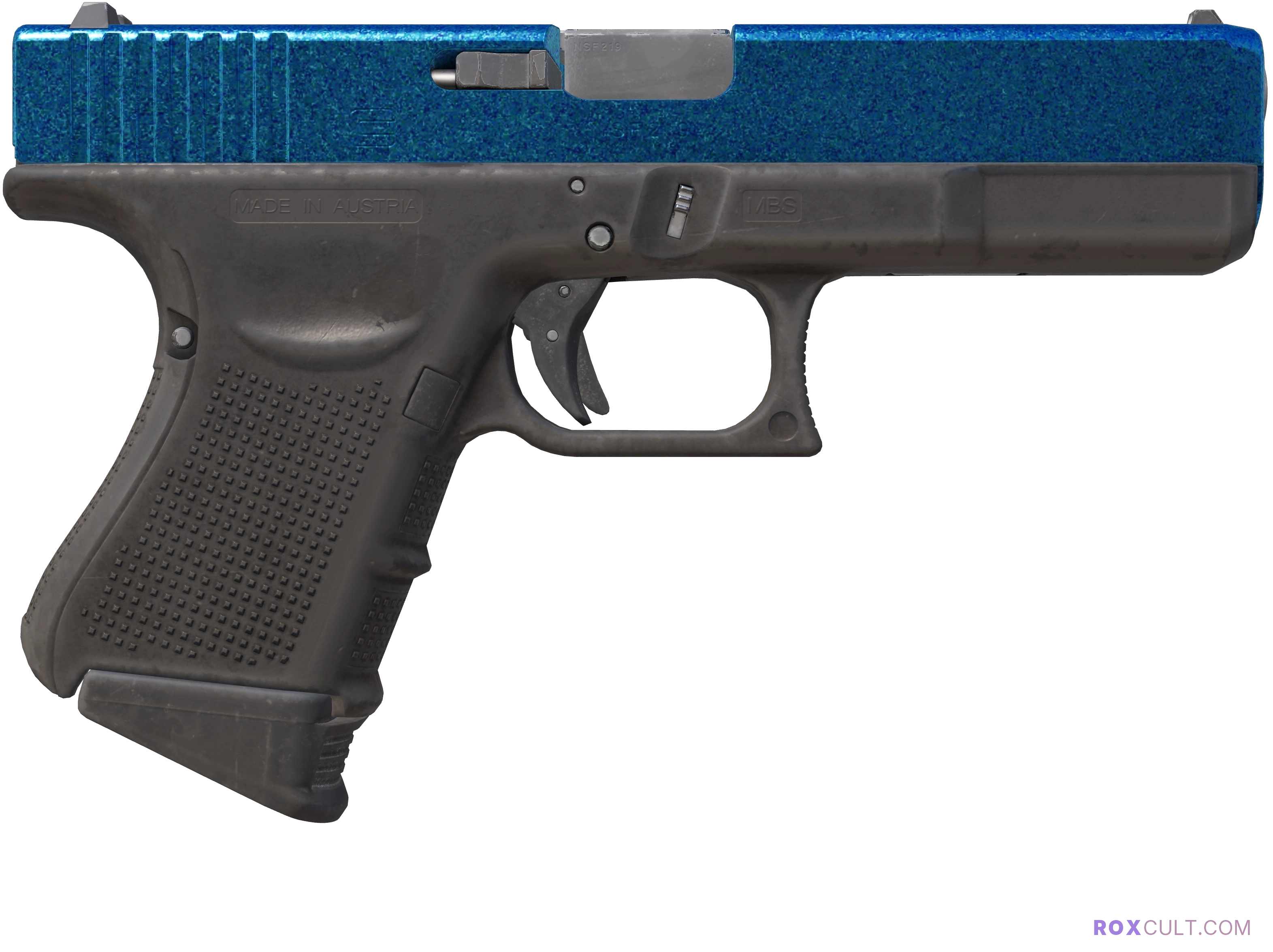 Glock-18 | Twilight Galaxy (Factory New) — rox (Holo) Antwerp 2022 craft, backside view
