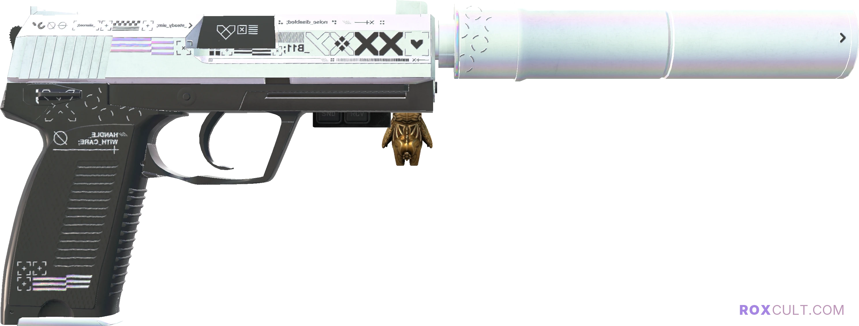 StatTrak™ USP-S | Printstream (Minimal Wear) — rox (Holo) Antwerp 2022 craft, backside view