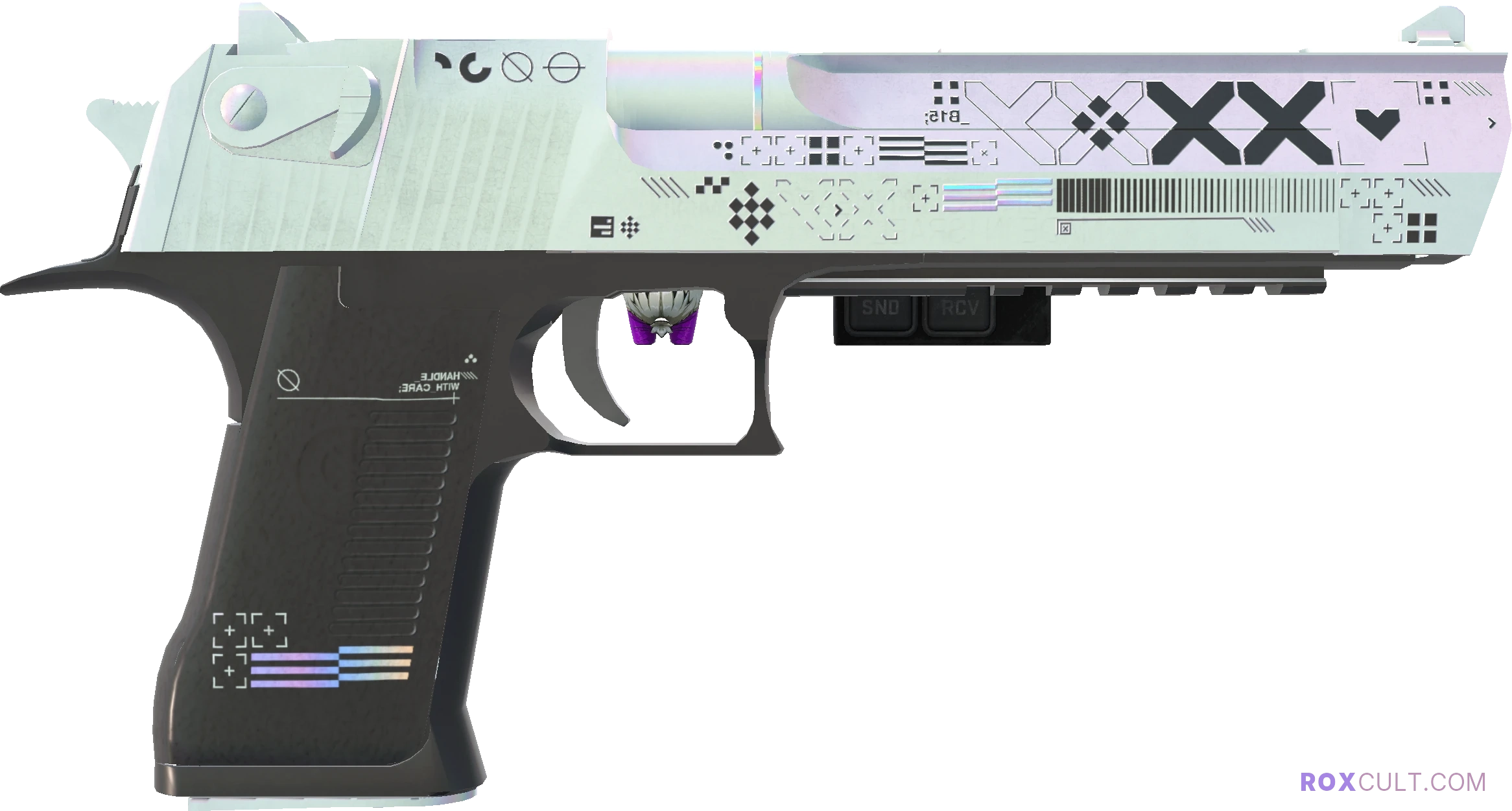 StatTrak™ Desert Eagle | Printstream (Factory New) — rox (Holo) Antwerp 2022 craft, backside view