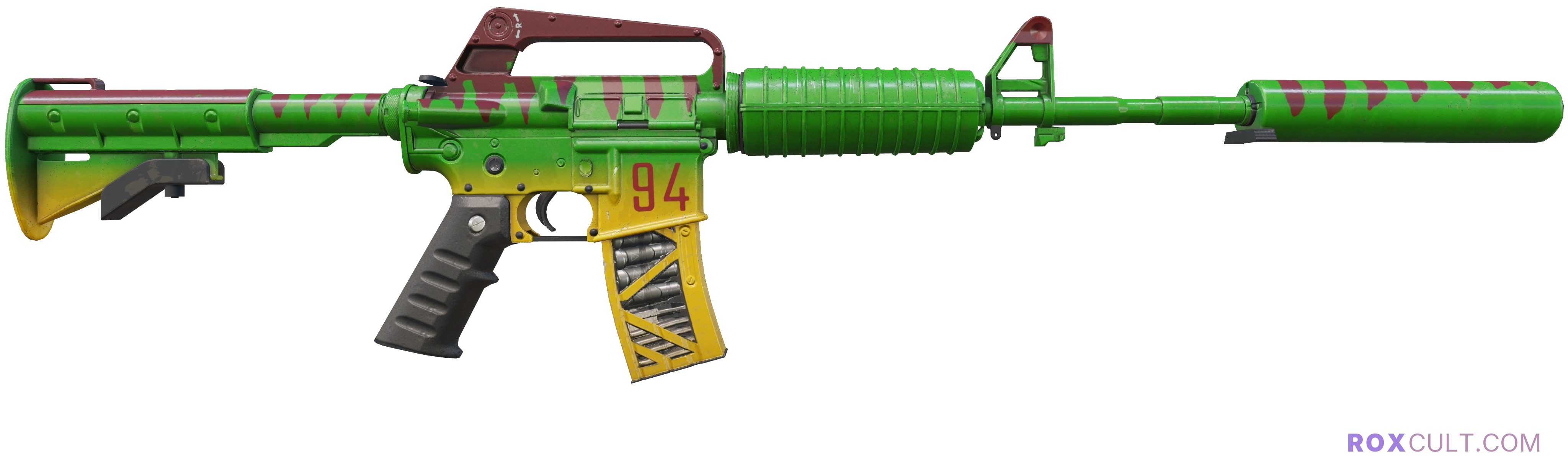 M4A1-S | Emphorosaur-S (Factory New) — rox (Holo) Antwerp 2022 craft, backside view