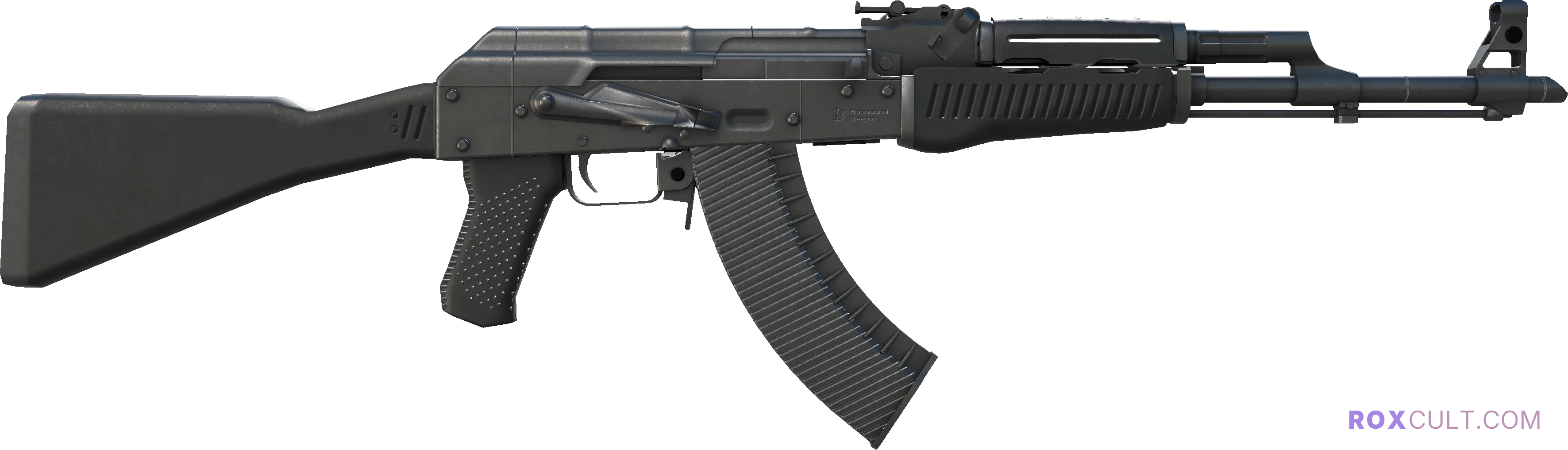 StatTrak™ AK-47 | Slate (Field-Tested) — rox (Holo) Antwerp 2022 craft, backside view