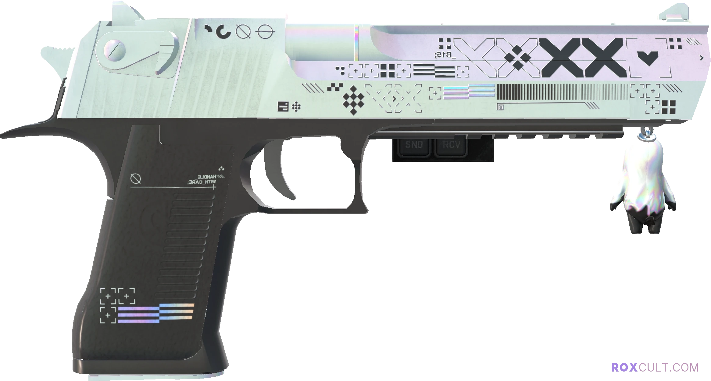 StatTrak™ Desert Eagle | Printstream (Factory New) — rox (Holo) Antwerp 2022 craft, backside view