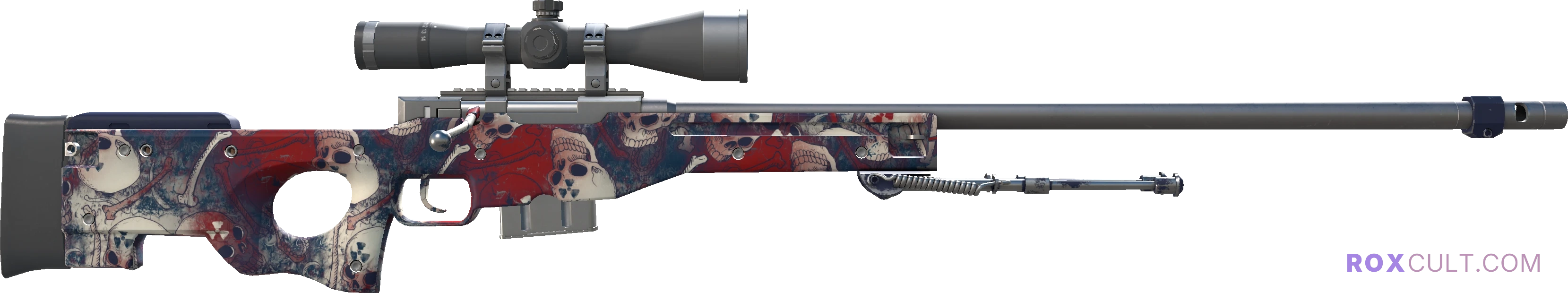 AWP | Acheron (Factory New) — rox (Holo) Antwerp 2022 craft, backside view