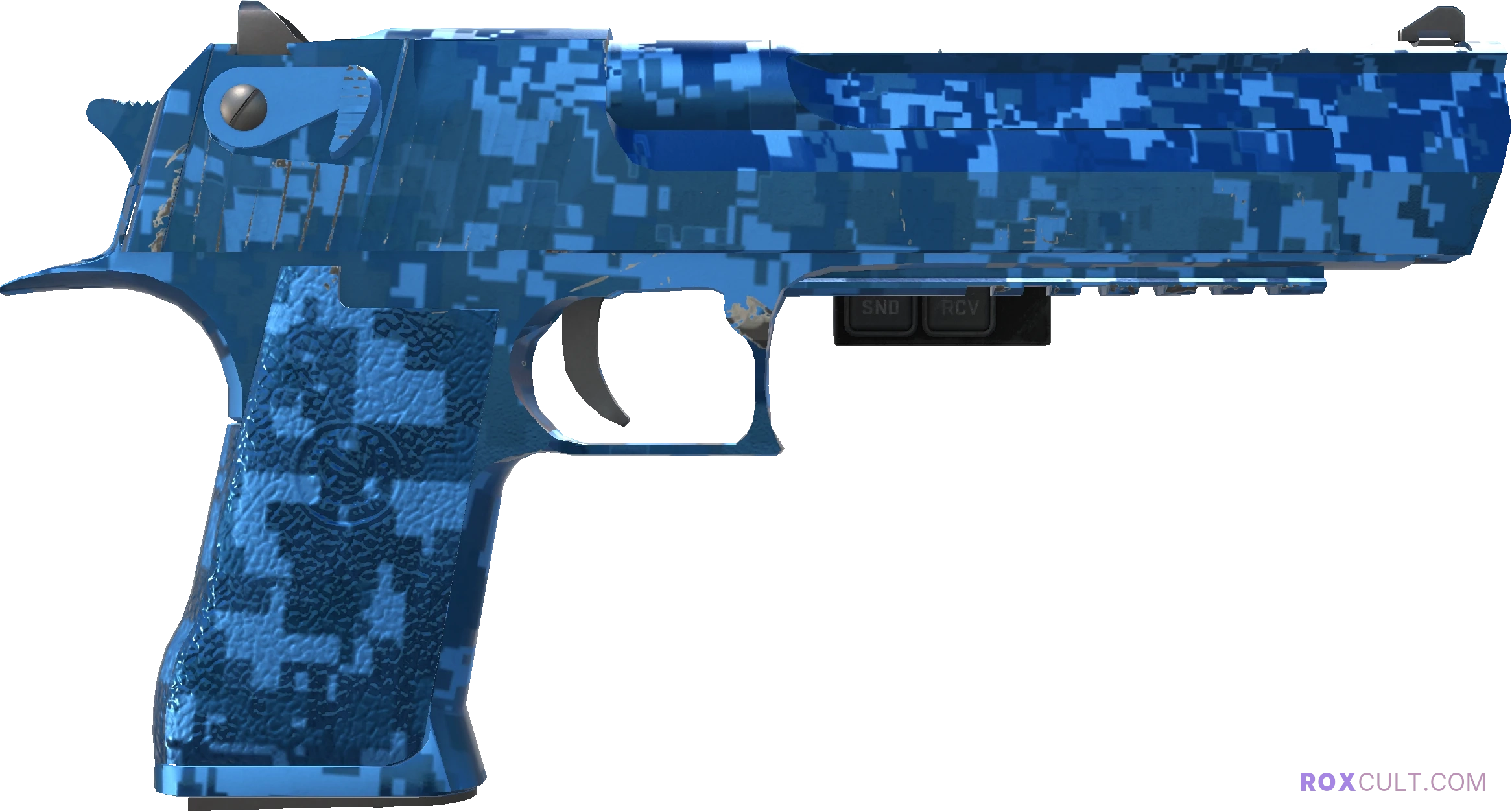 StatTrak™ Desert Eagle | Cobalt Disruption (Factory New) — rox (Holo) Antwerp 2022 craft, backside view