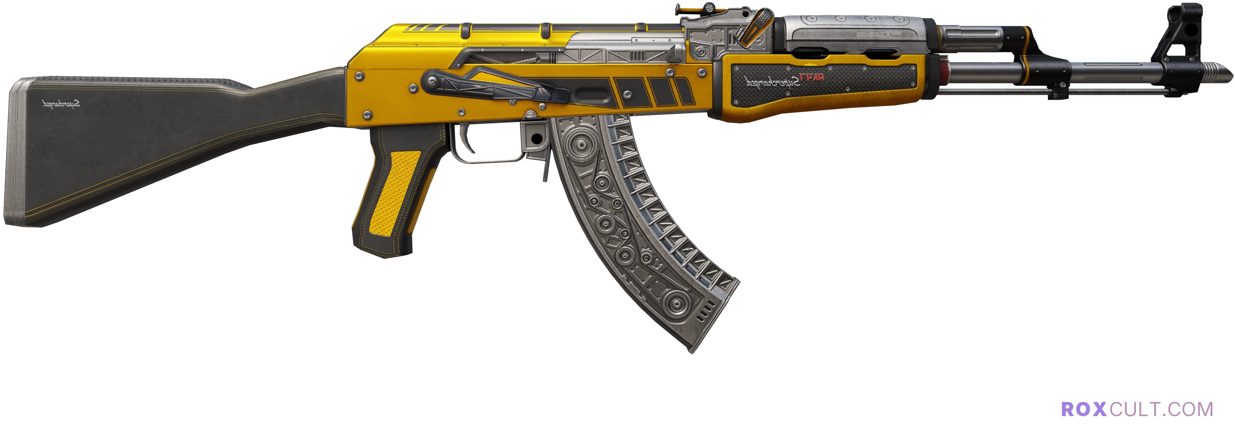 AK-47 | Fuel Injector (Field-Tested) — rox (Holo) Antwerp 2022 craft, backside view