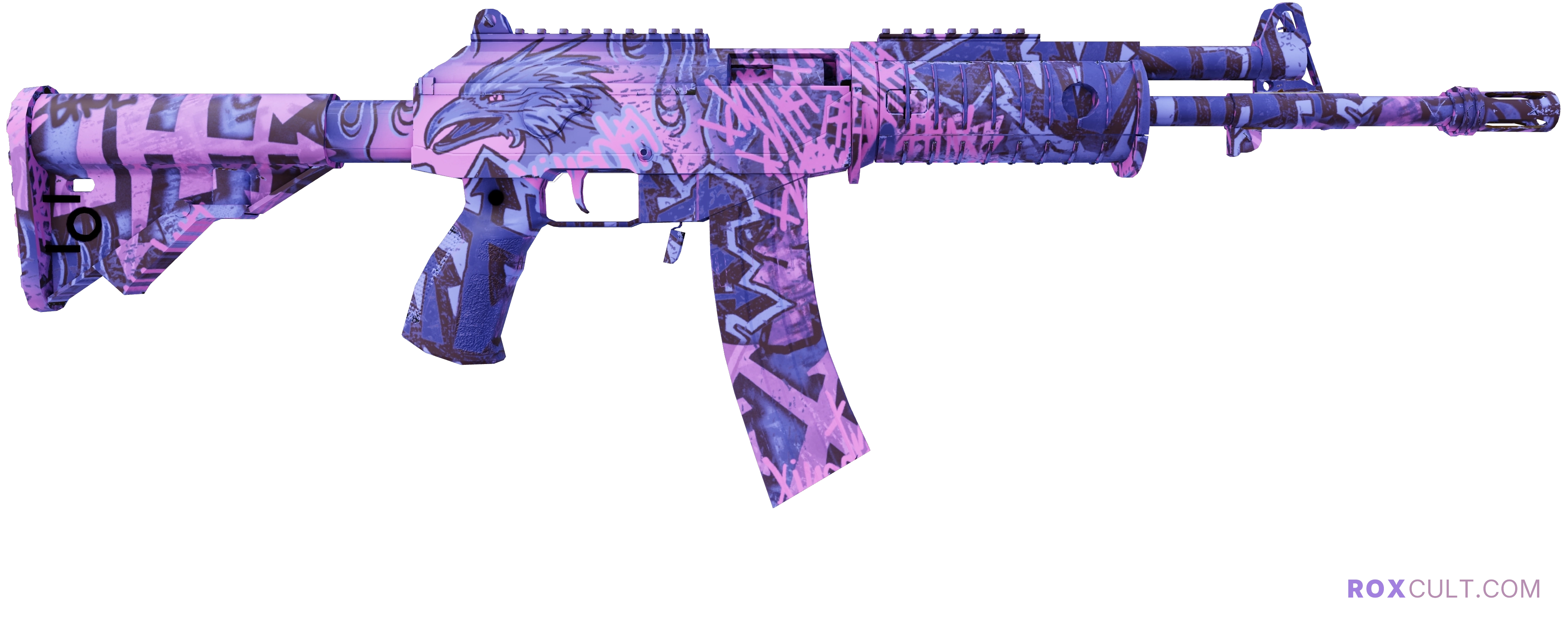 Galil AR | Phoenix Blacklight (Factory New) — rox (Holo) Antwerp 2022 craft, backside view
