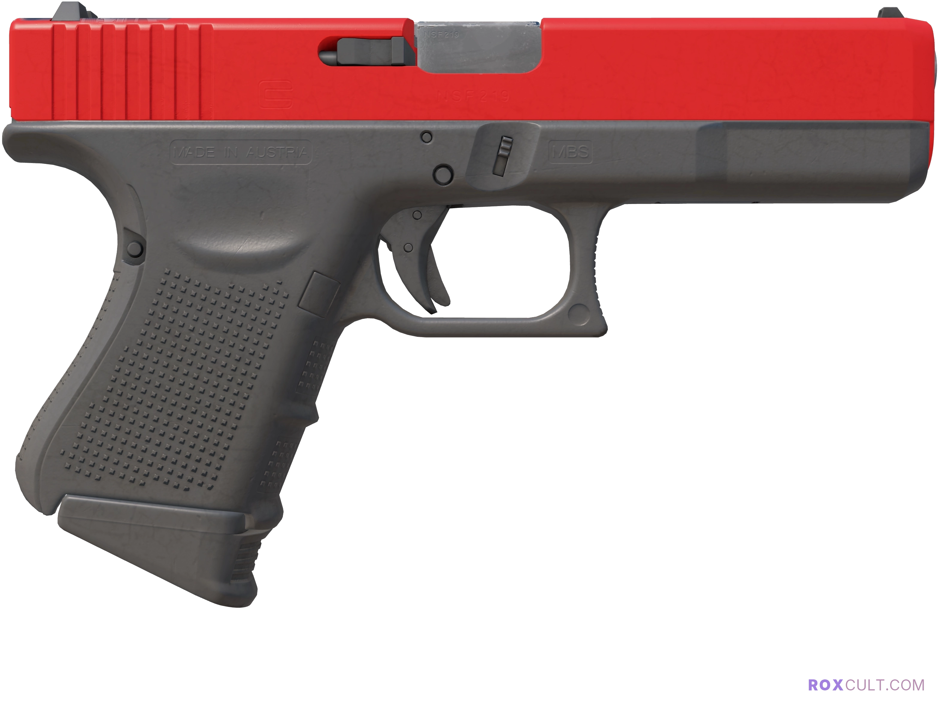 Glock-18 | Candy Apple (Factory New) — rox (Holo) Antwerp 2022 craft, backside view