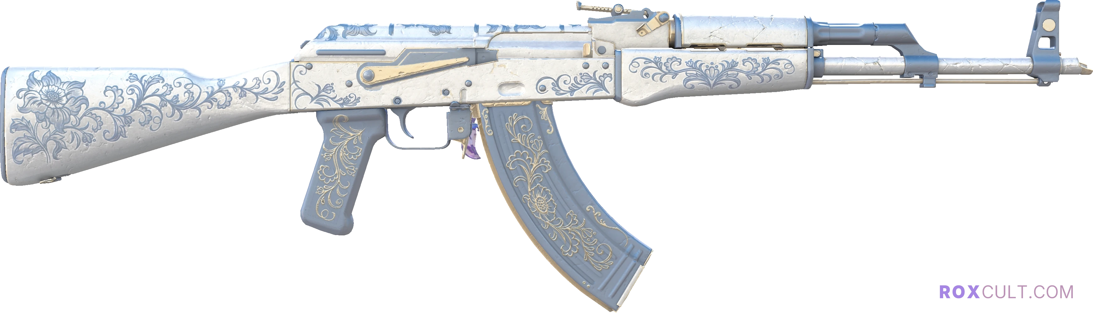 AK-47 | Inheritance (Factory New) — rox (Holo) Antwerp 2022 craft, backside view