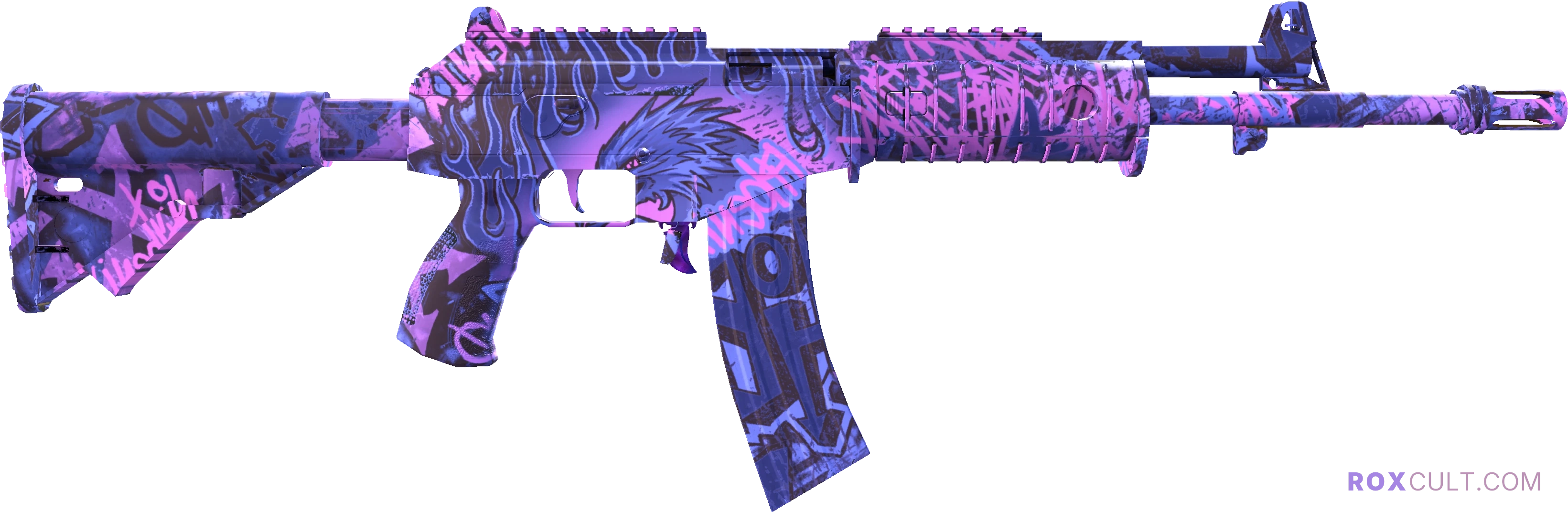 Galil AR | Phoenix Blacklight (Factory New) — rox (Holo) Antwerp 2022 craft, backside view