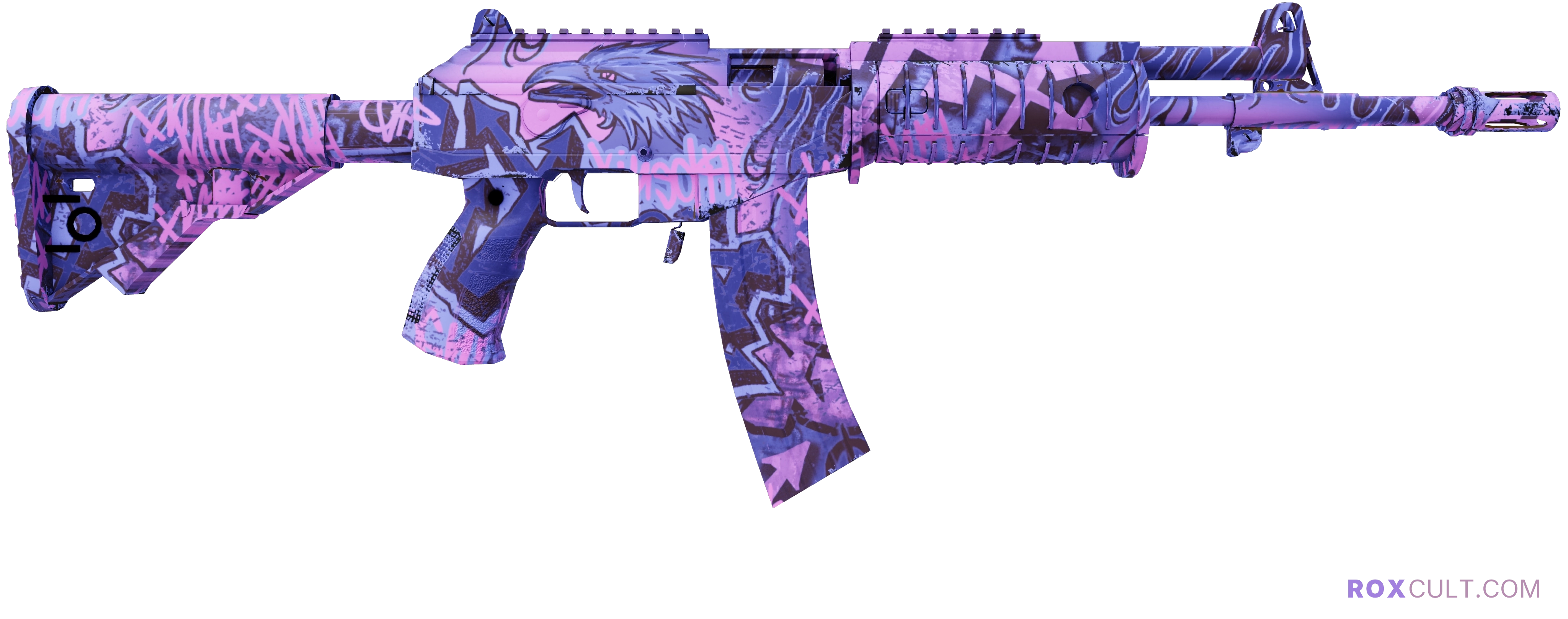 Galil AR | Phoenix Blacklight (Factory New) — rox (Holo) Antwerp 2022 craft, backside view