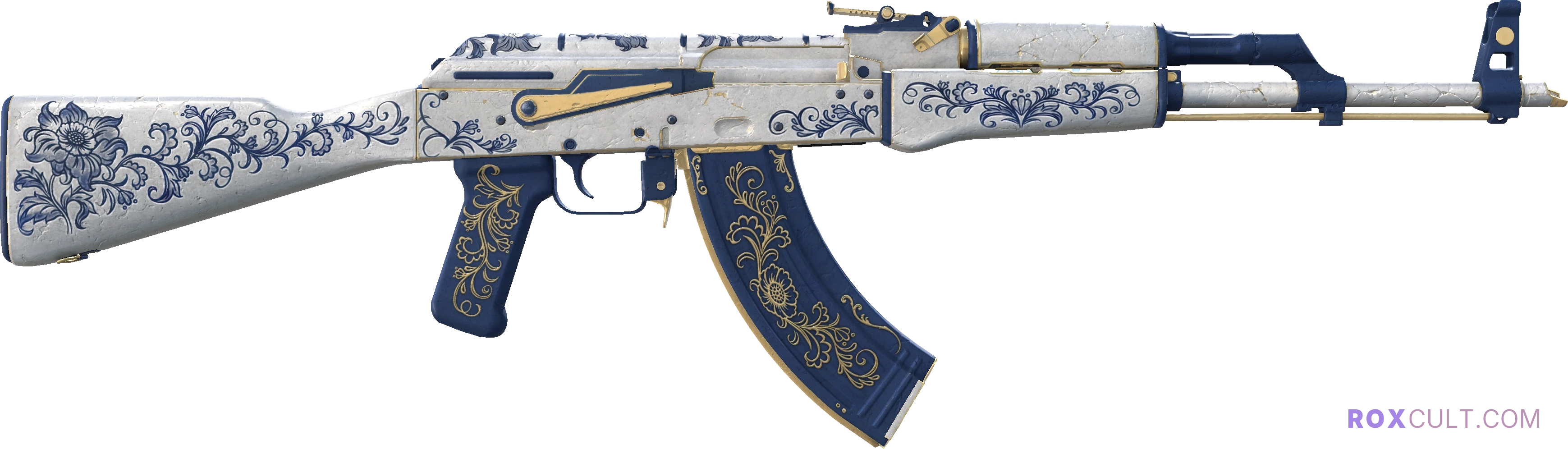 StatTrak™ AK-47 | Inheritance (Minimal Wear) — rox (Holo) Antwerp 2022 craft, backside view