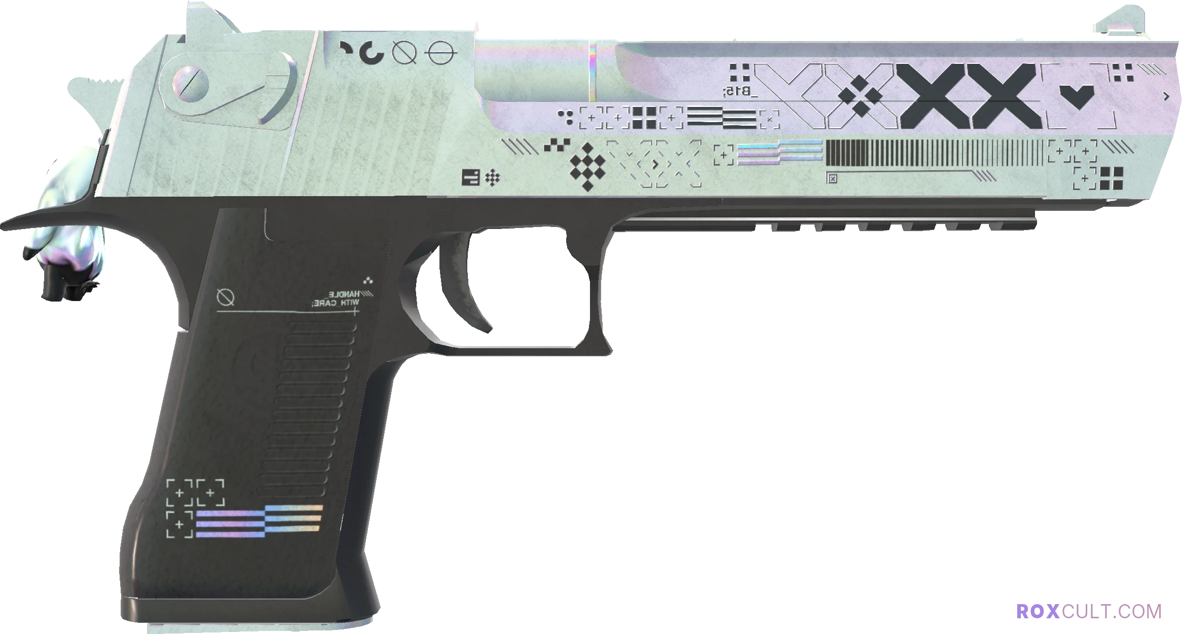 Desert Eagle | Printstream (Field-Tested) — rox (Holo) Antwerp 2022 craft, backside view