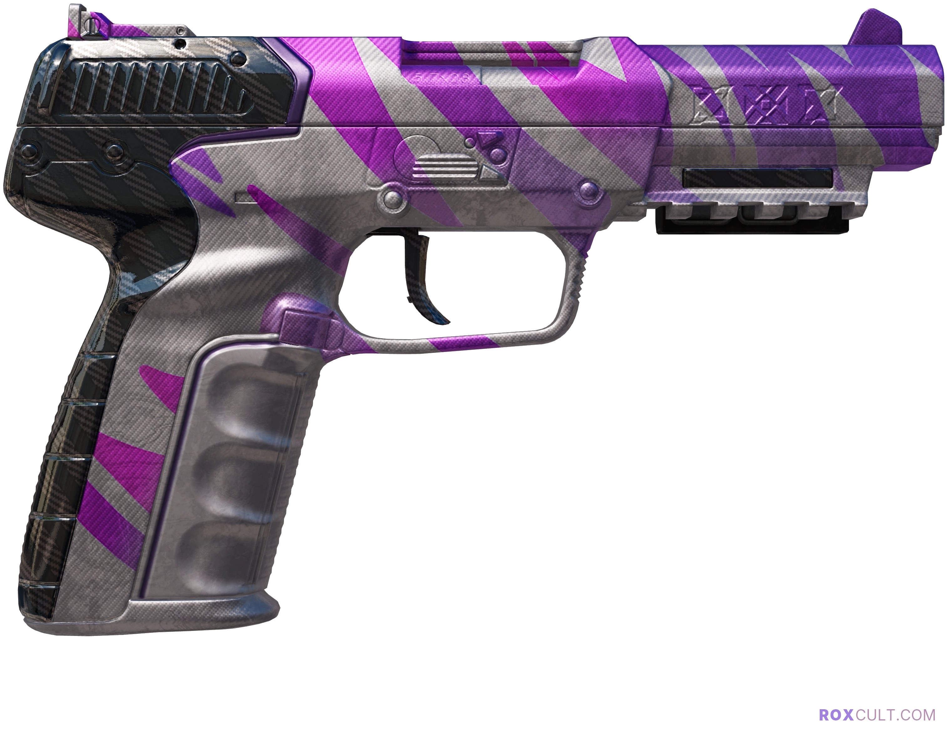 StatTrak™ Five-SeveN | Hybrid (Factory New) — rox (Holo) Antwerp 2022 craft, backside view
