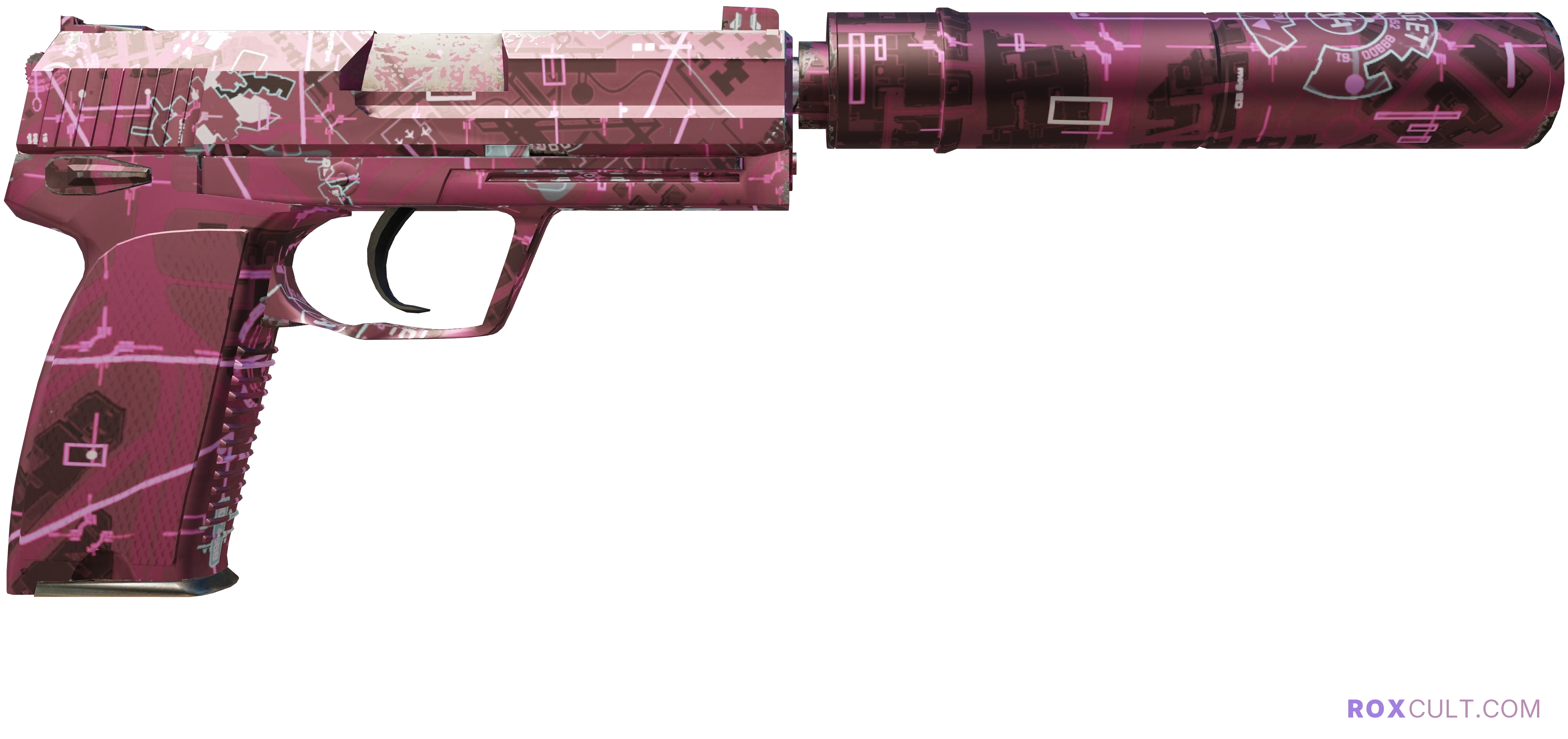 USP-S | Target Acquired (Factory New) — rox (Holo) Antwerp 2022 craft, backside view