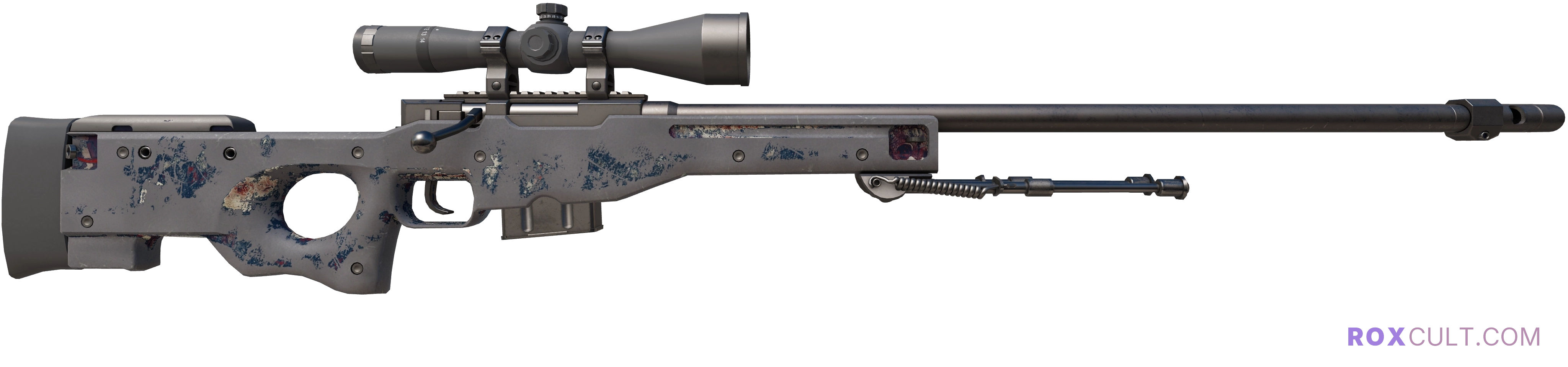 AWP | Acheron (Battle-Scarred) — rox (Holo) Antwerp 2022 craft, backside view