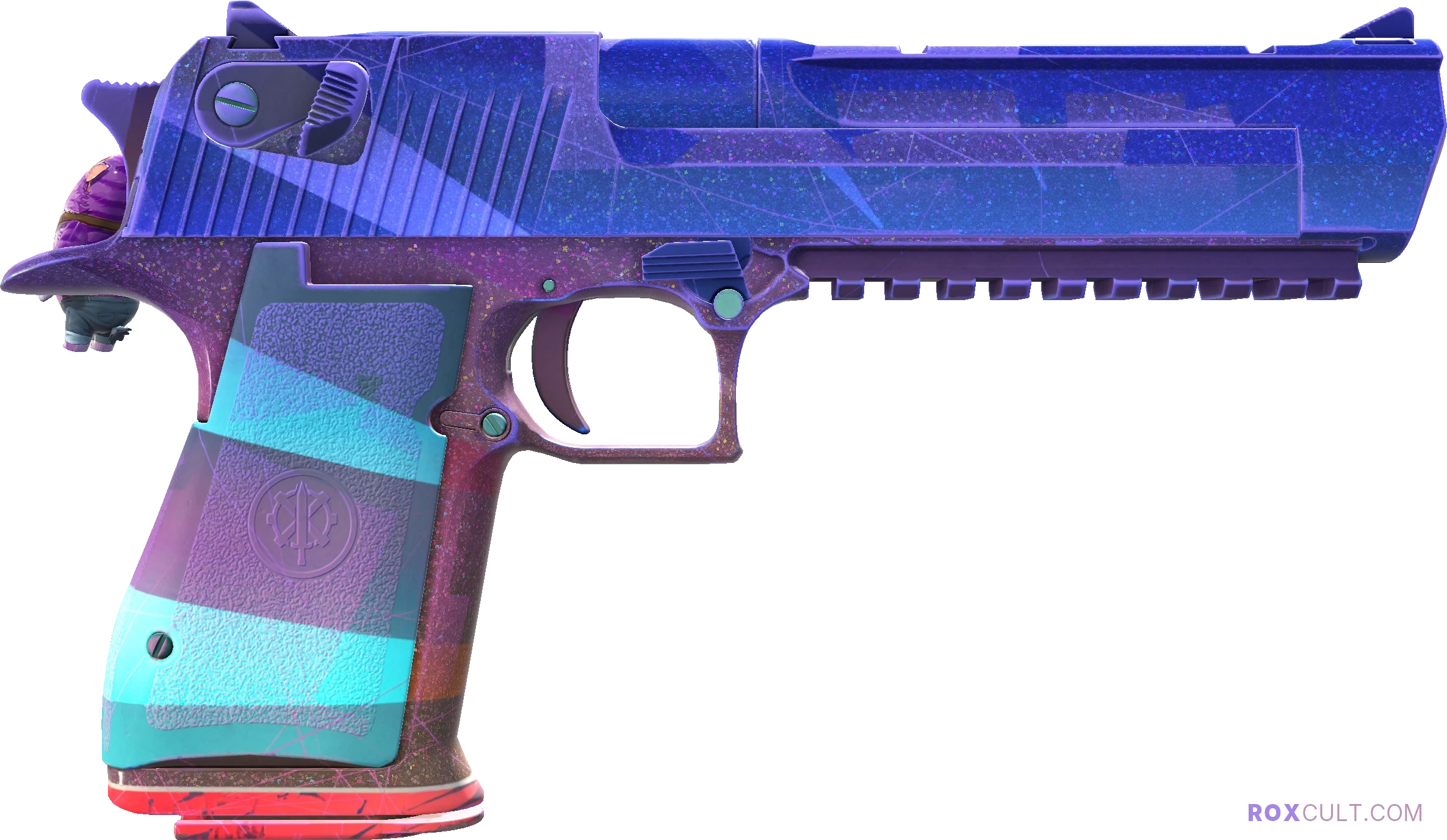 Desert Eagle | Starcade (Factory New) — rox (Holo) Antwerp 2022 craft, backside view