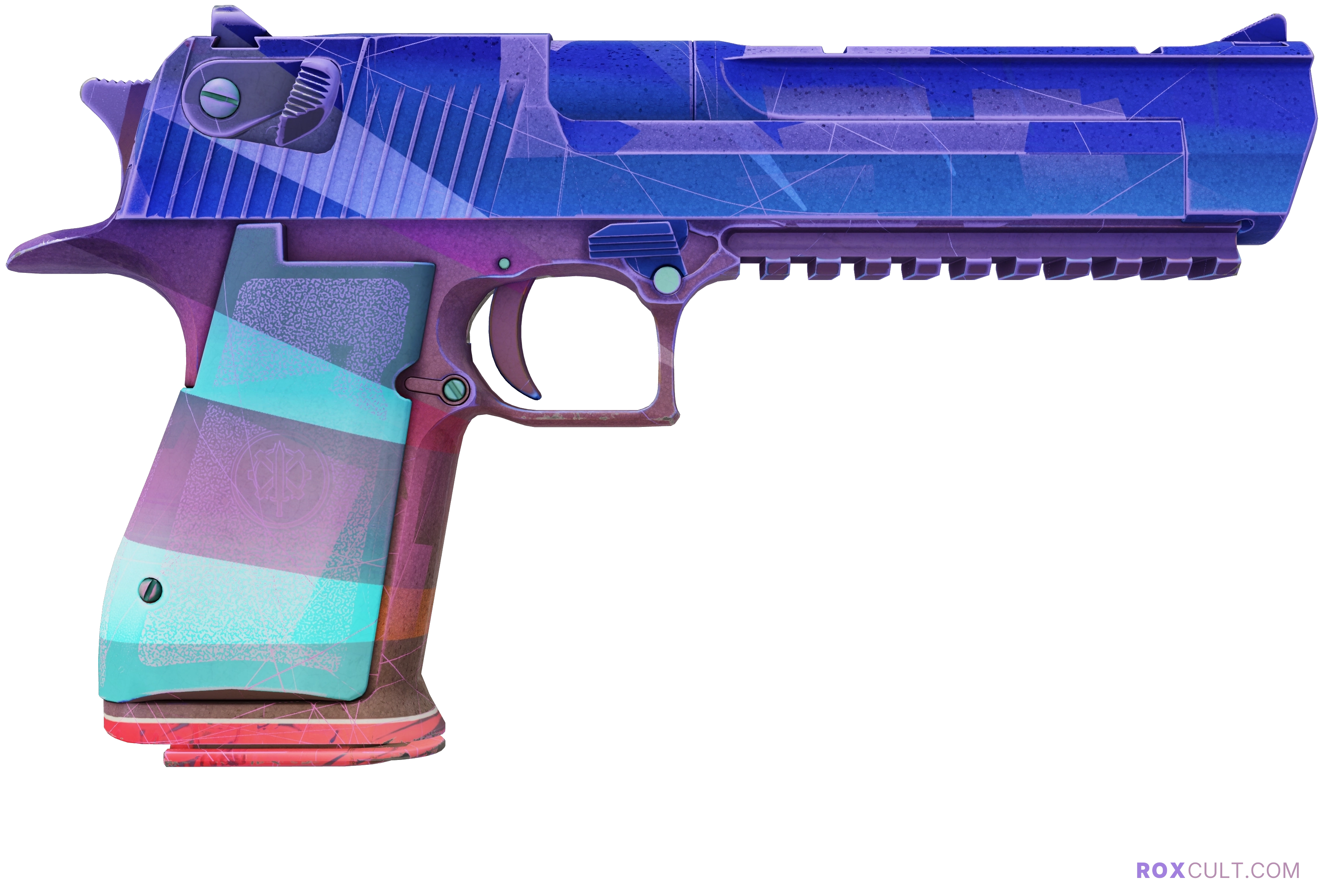 Desert Eagle | Starcade (Factory New) — rox (Holo) Antwerp 2022 craft, backside view