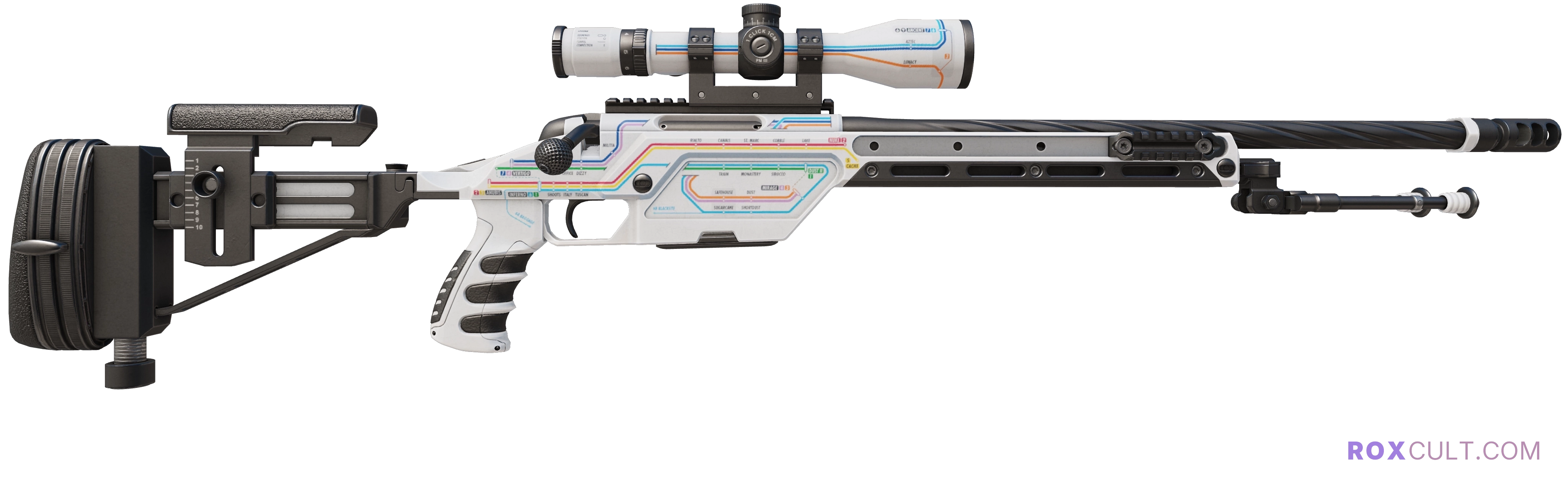 SSG 08 | Rapid Transit (Factory New) — rox (Holo) Antwerp 2022 craft, backside view