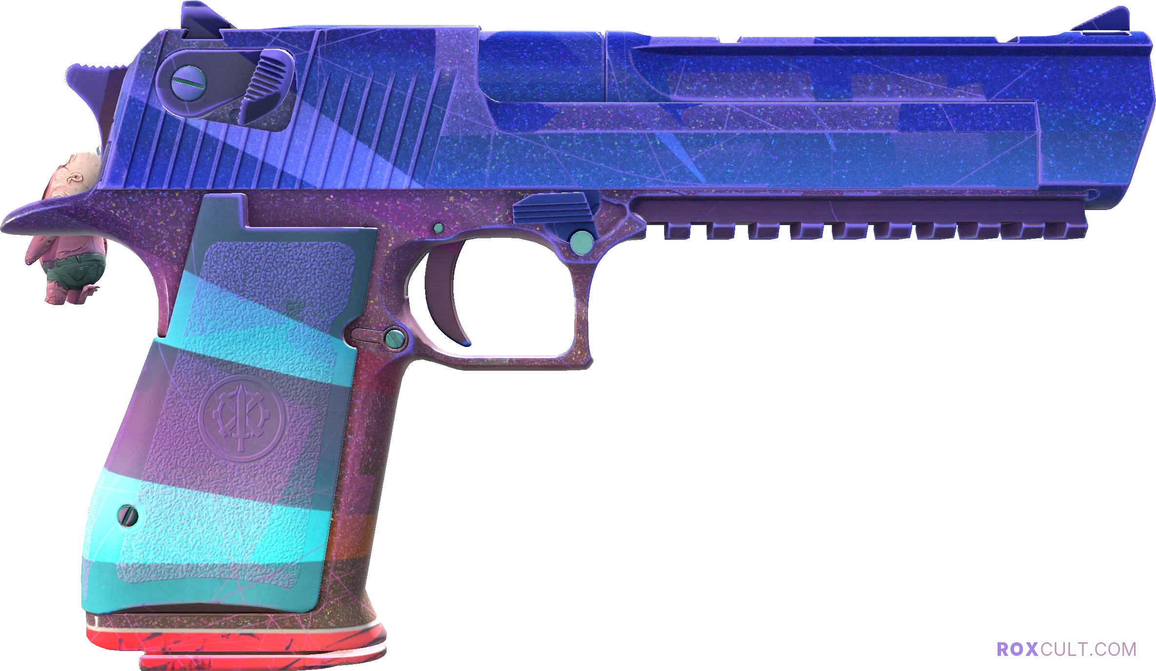 Desert Eagle | Starcade (Factory New) — rox (Holo) Antwerp 2022 craft, backside view