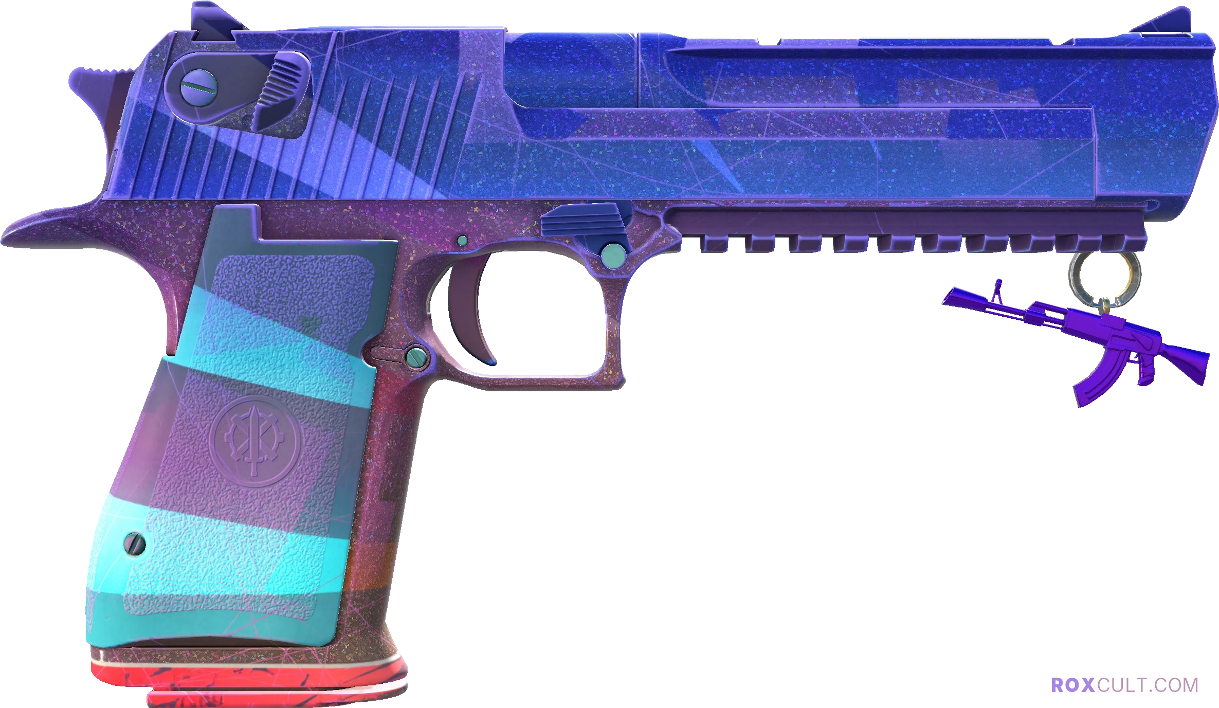 Desert Eagle | Starcade (Factory New) — rox (Holo) Antwerp 2022 craft, backside view