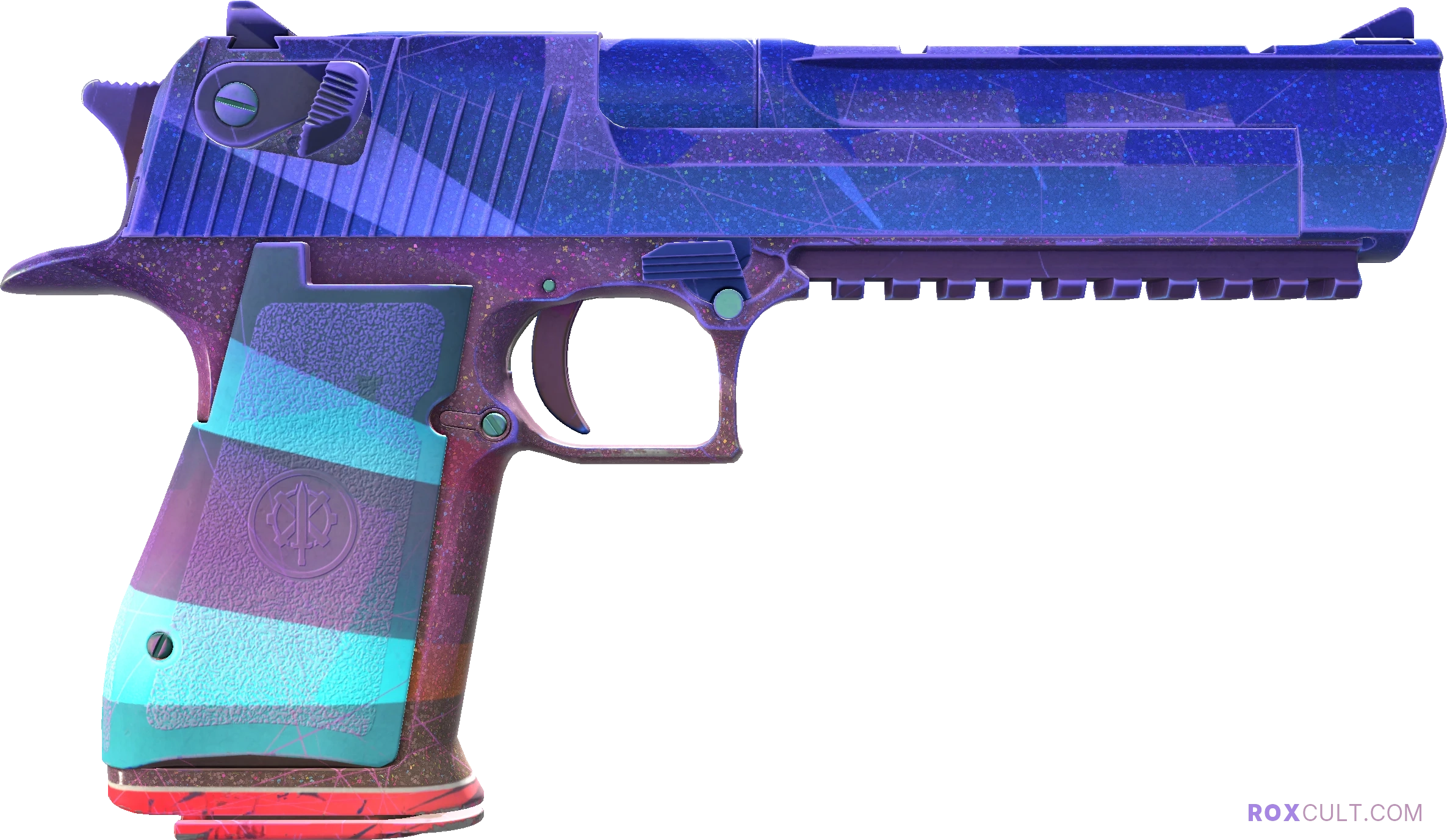 Desert Eagle | Starcade (Factory New) — rox (Holo) Antwerp 2022 craft, backside view