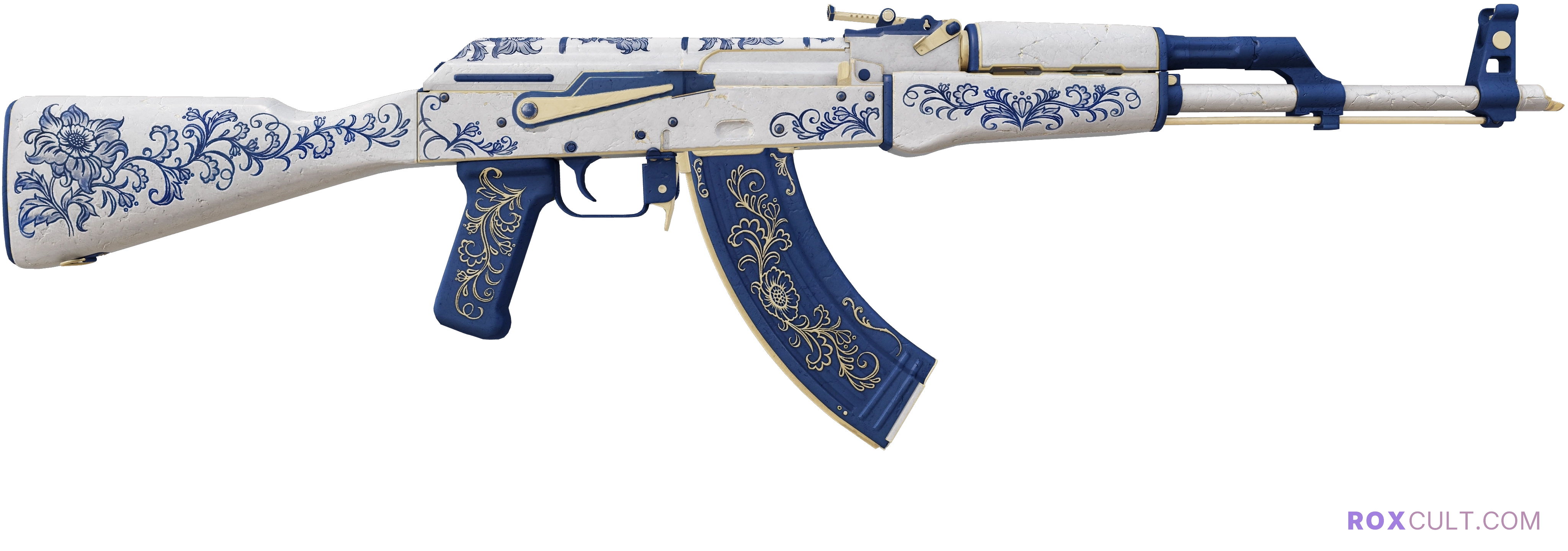 AK-47 | Inheritance (Factory New) — rox (Holo) Antwerp 2022 craft, backside view