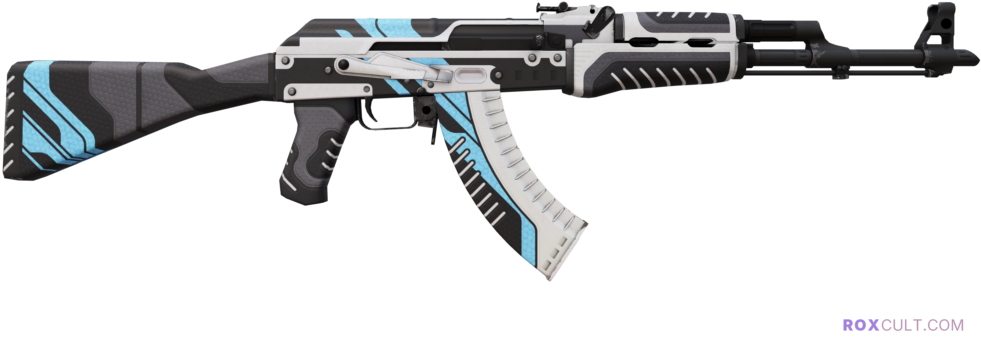 AK-47 | Vulcan (Factory New) — rox (Holo) Antwerp 2022 craft, backside view