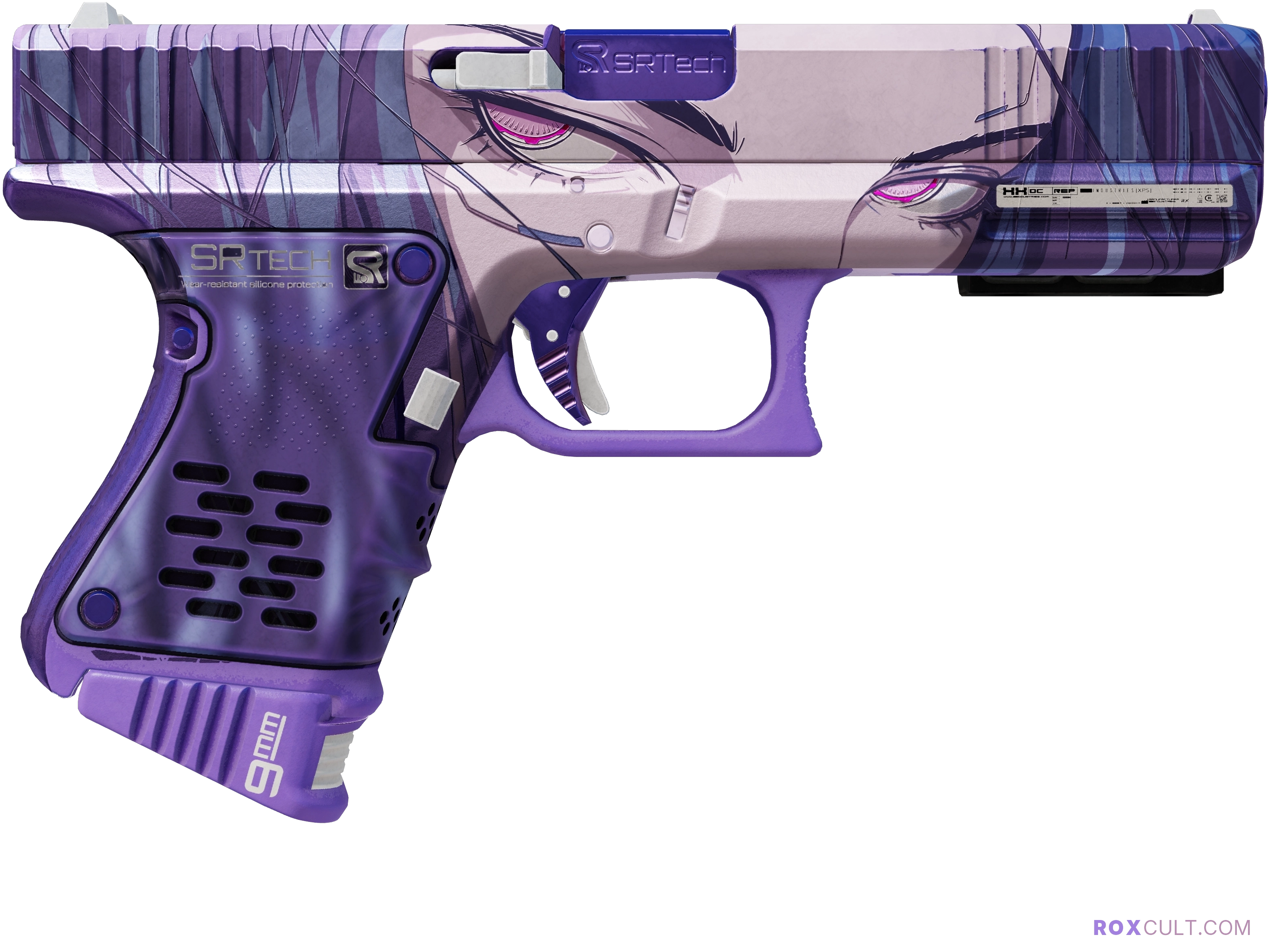StatTrak™ Glock-18 | Shinobu (Factory New) — rox (Holo) Antwerp 2022 craft, backside view
