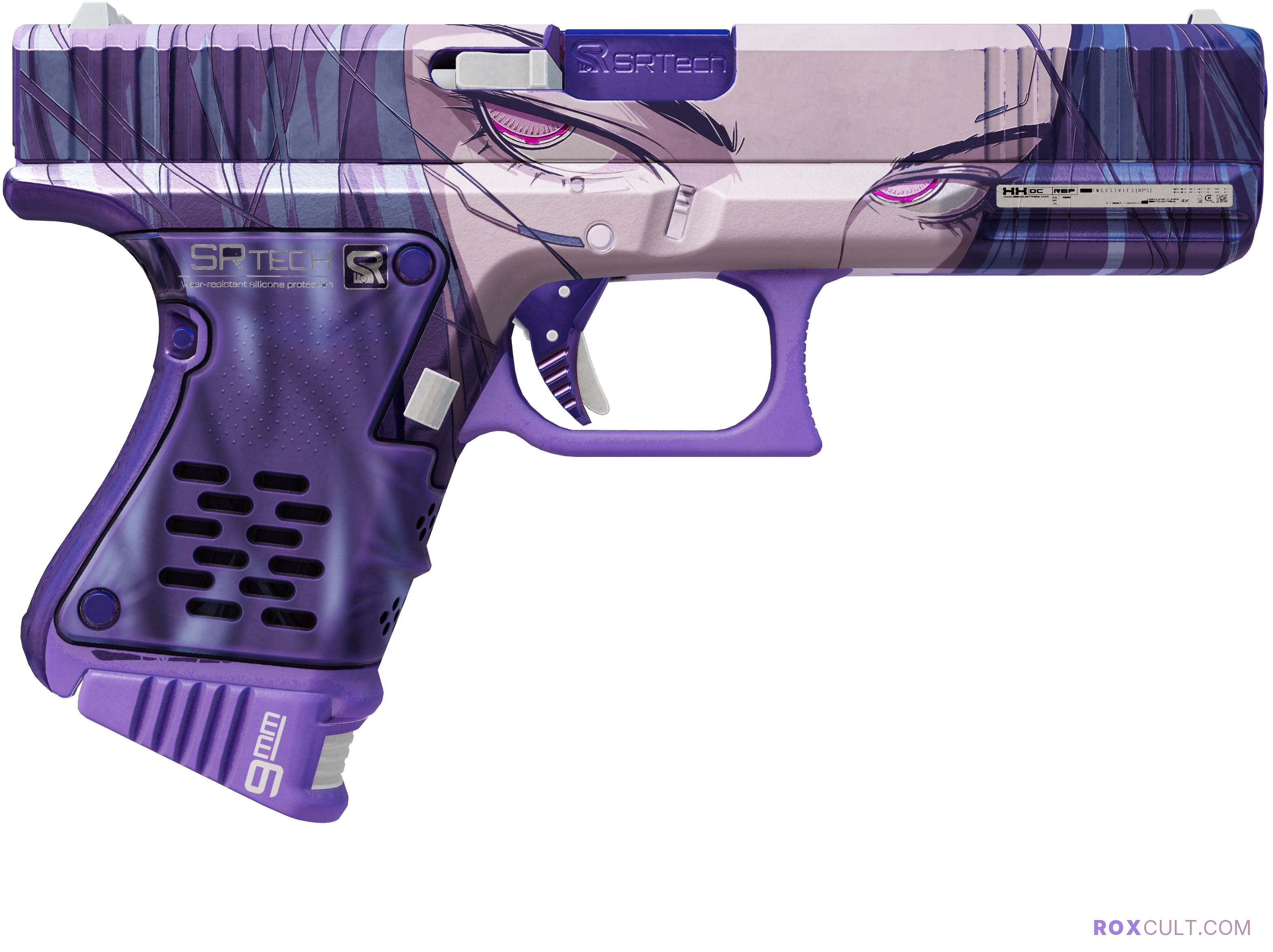 Glock-18 | Shinobu (Factory New) — rox (Holo) Antwerp 2022 craft, backside view