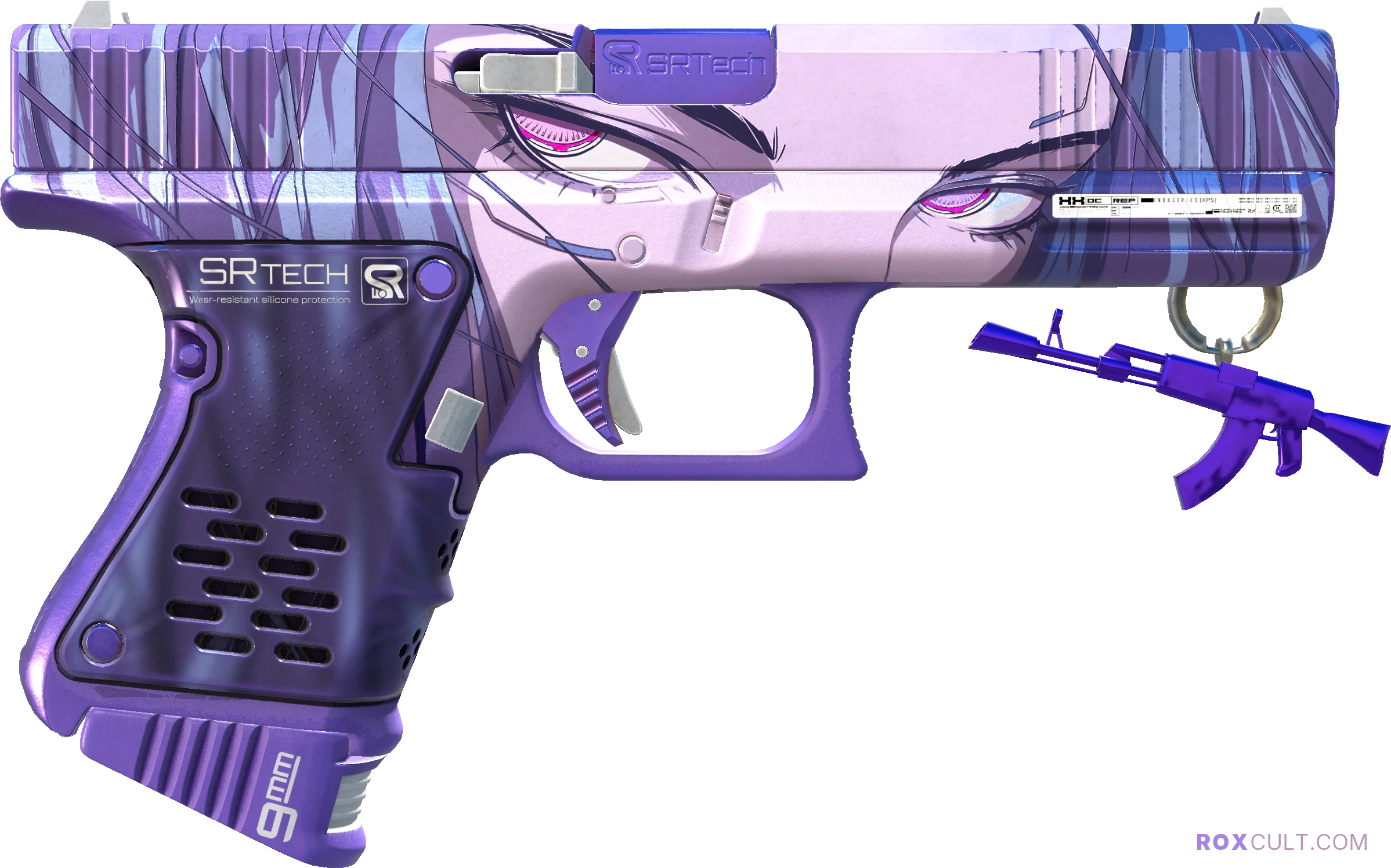 Glock-18 | Shinobu (Factory New) — rox (Holo) Antwerp 2022 craft, backside view