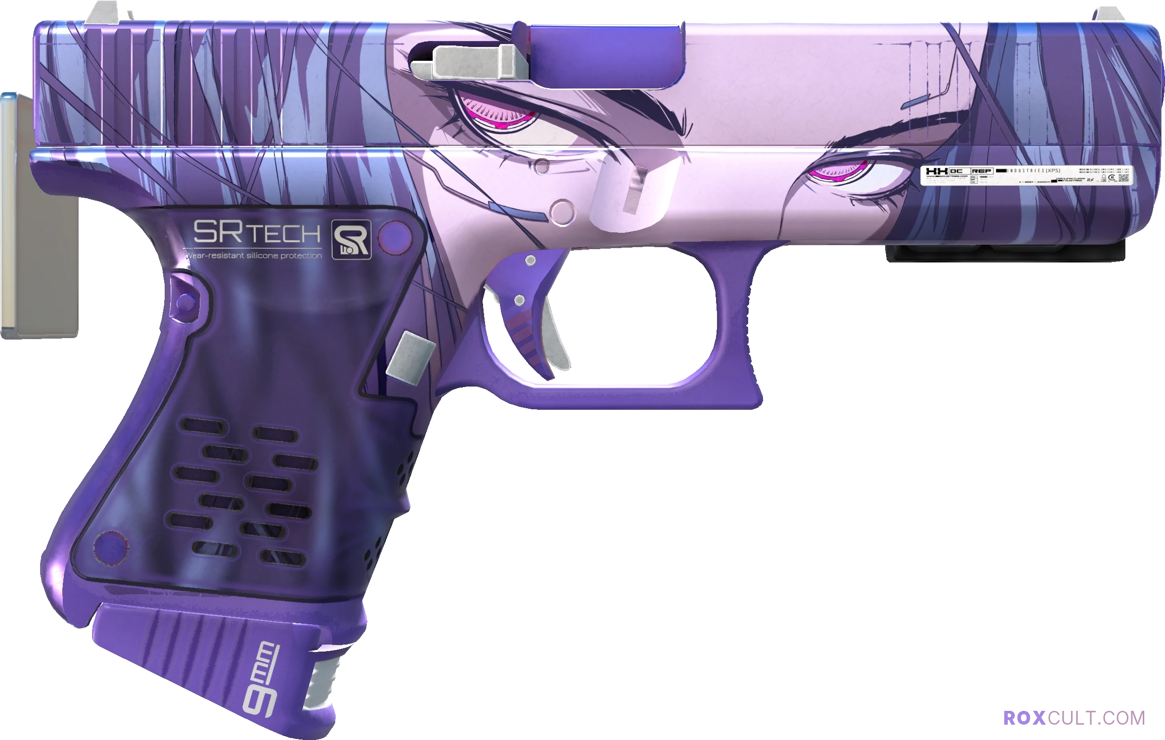 StatTrak™ Glock-18 | Shinobu (Factory New) — rox (Holo) Antwerp 2022 craft, backside view