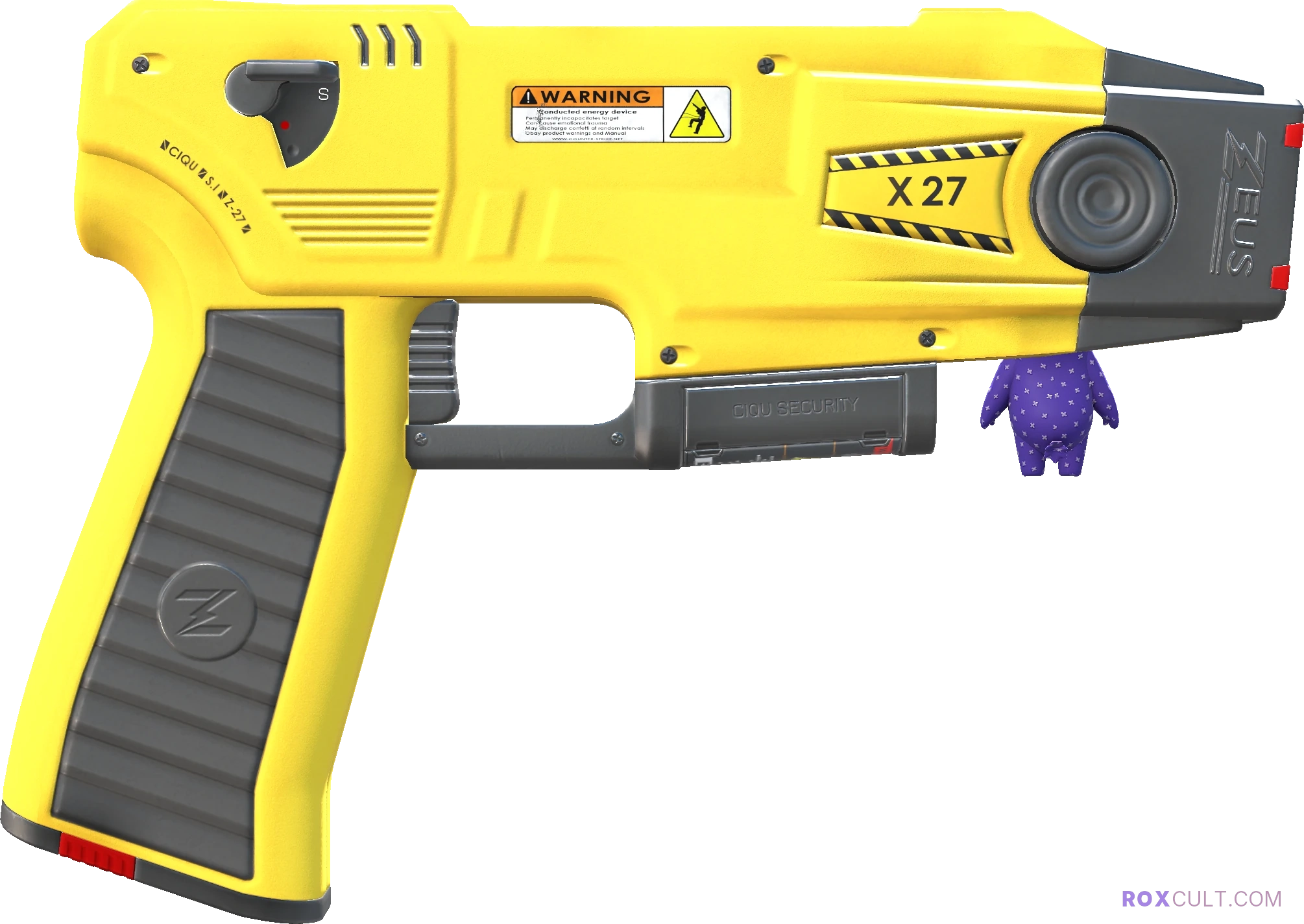 Zeus x27 | Charged Up (Factory New) — rox (Holo) Antwerp 2022 craft, backside view