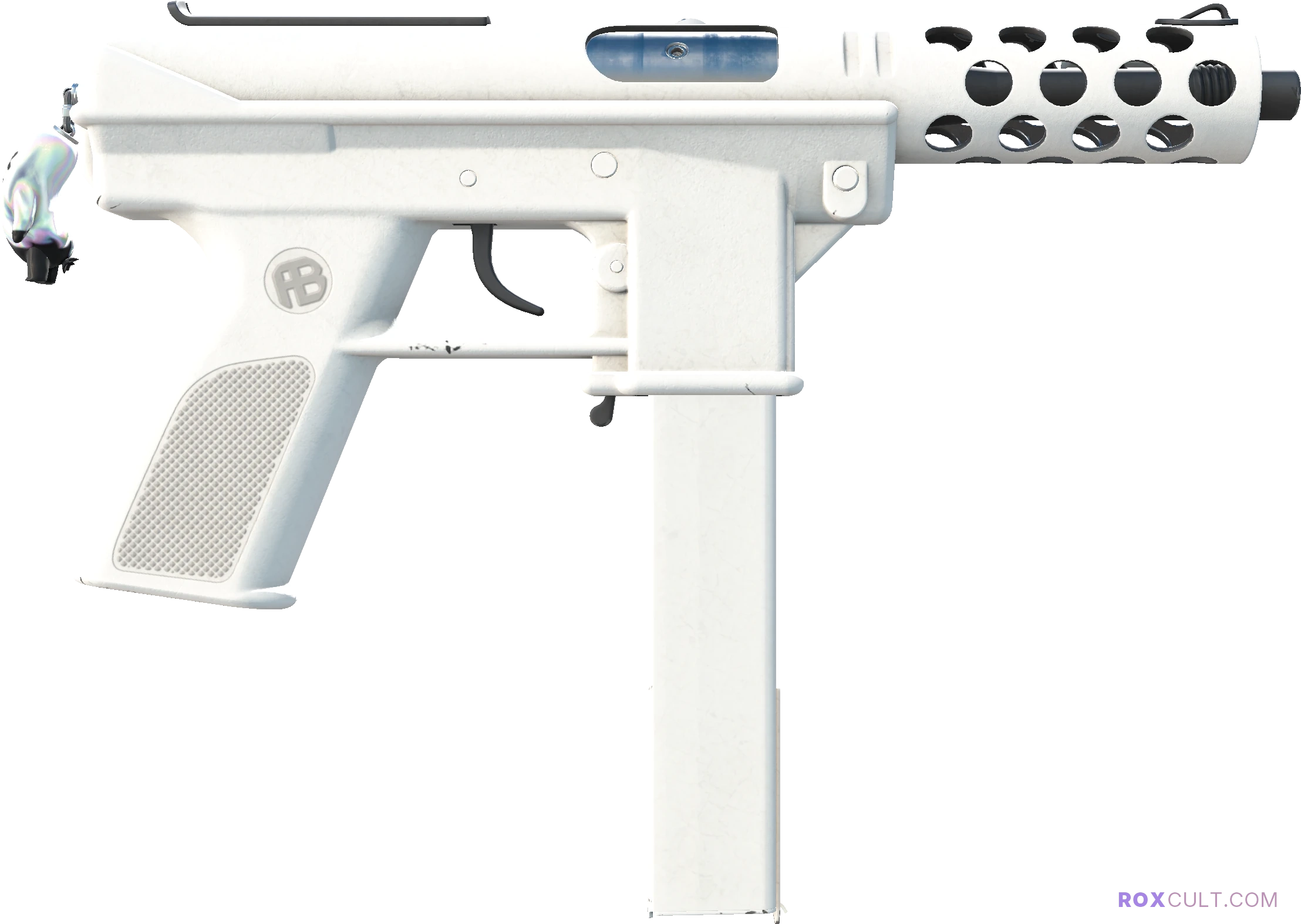 Tec-9 | Whiteout (Factory New) — rox (Holo) Antwerp 2022 craft, backside view