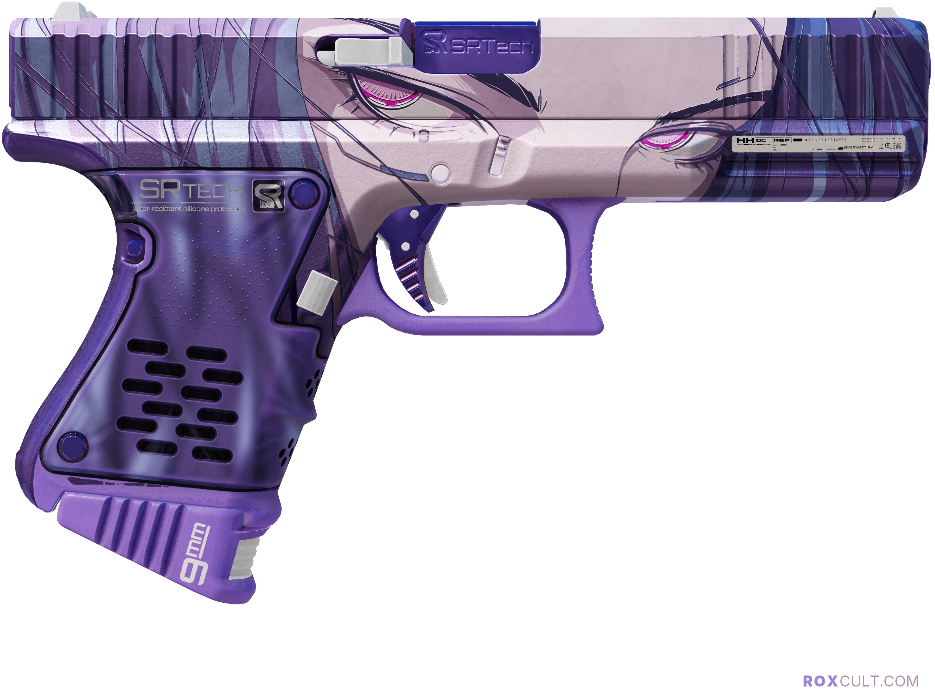 Glock-18 | Shinobu (Factory New) — rox (Holo) Antwerp 2022 craft, backside view