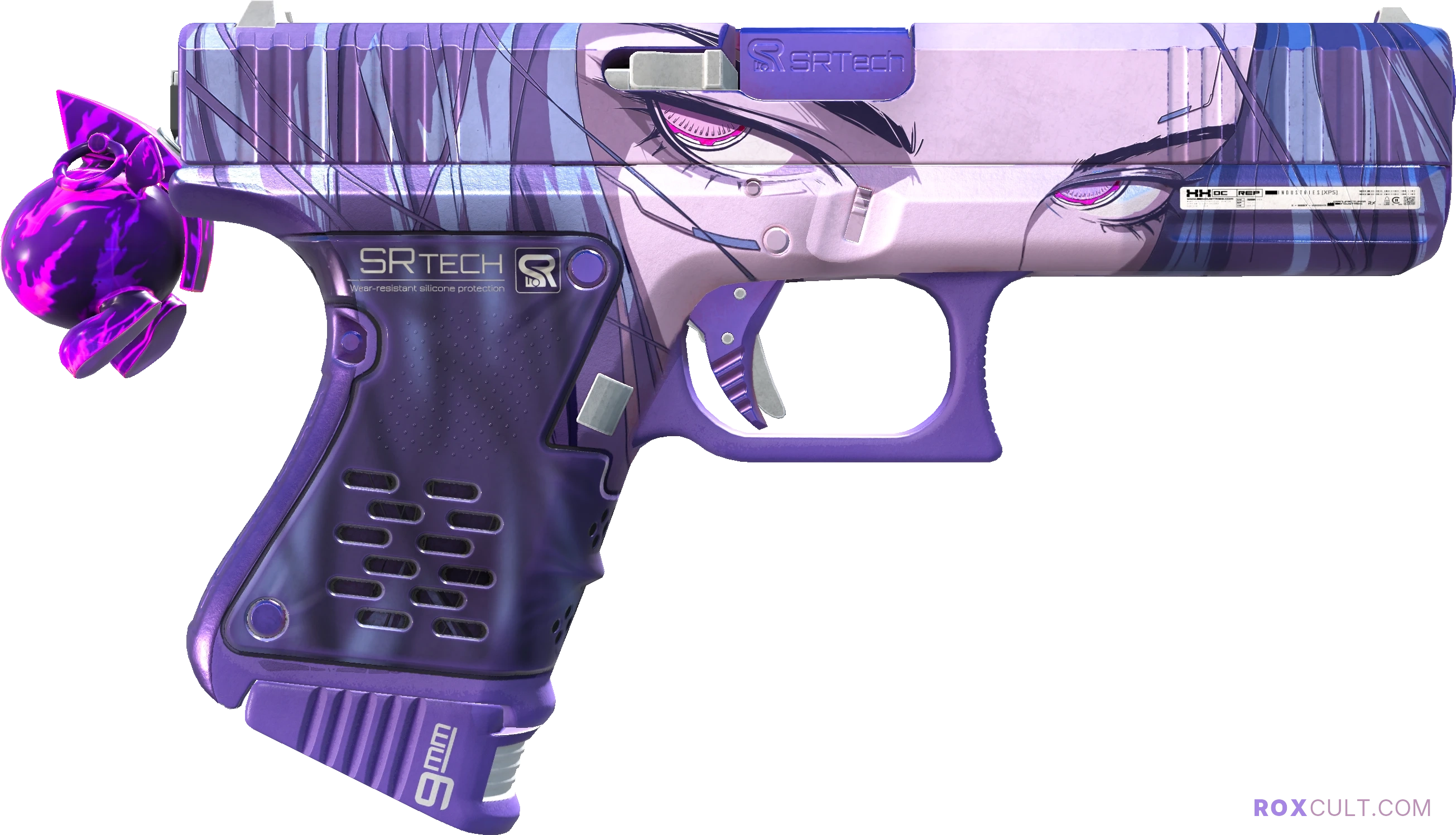 Glock-18 | Shinobu (Factory New) — rox (Holo) Antwerp 2022 craft, backside view