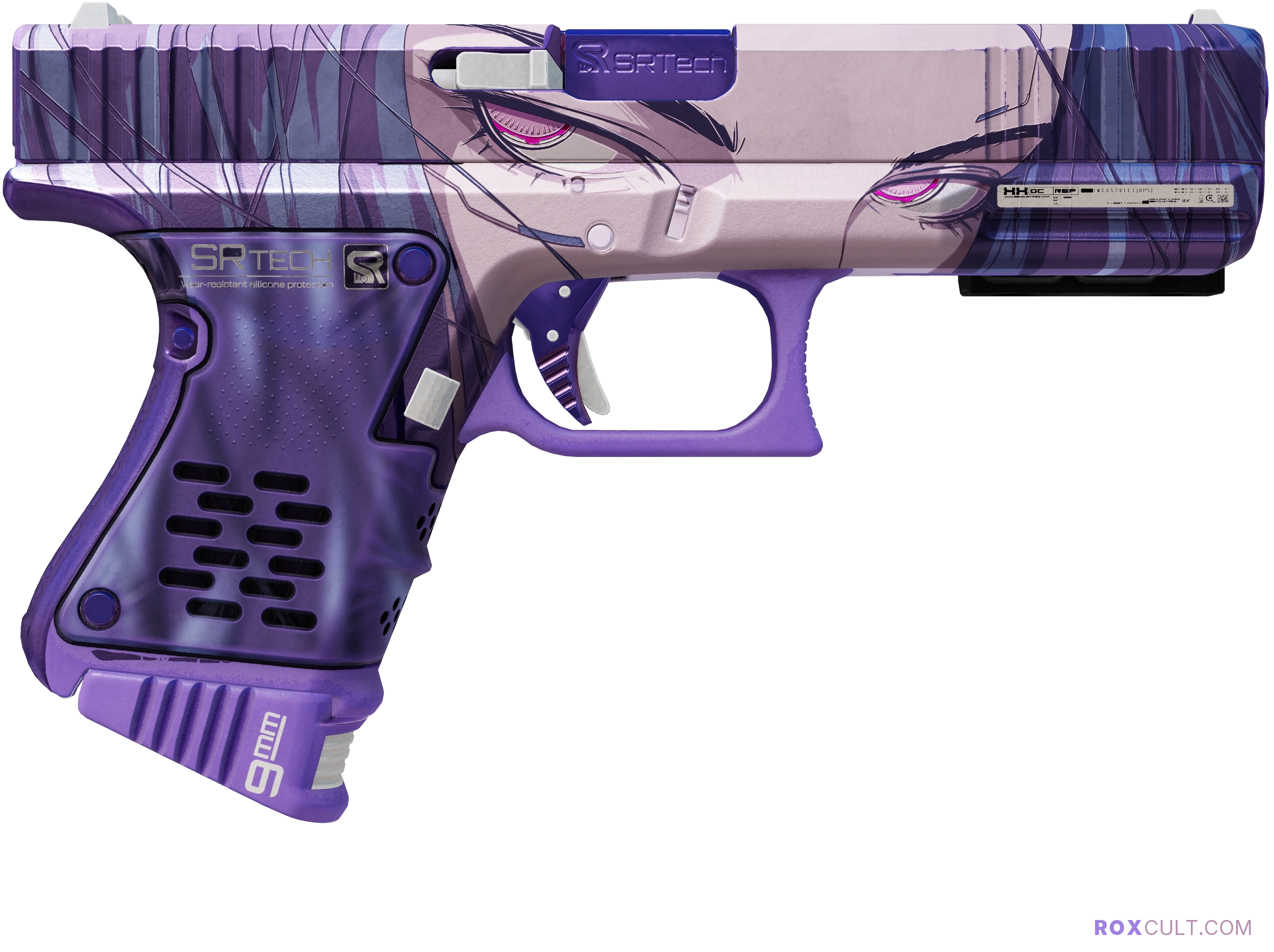 StatTrak™ Glock-18 | Shinobu (Factory New) — rox (Holo) Antwerp 2022 craft, backside view