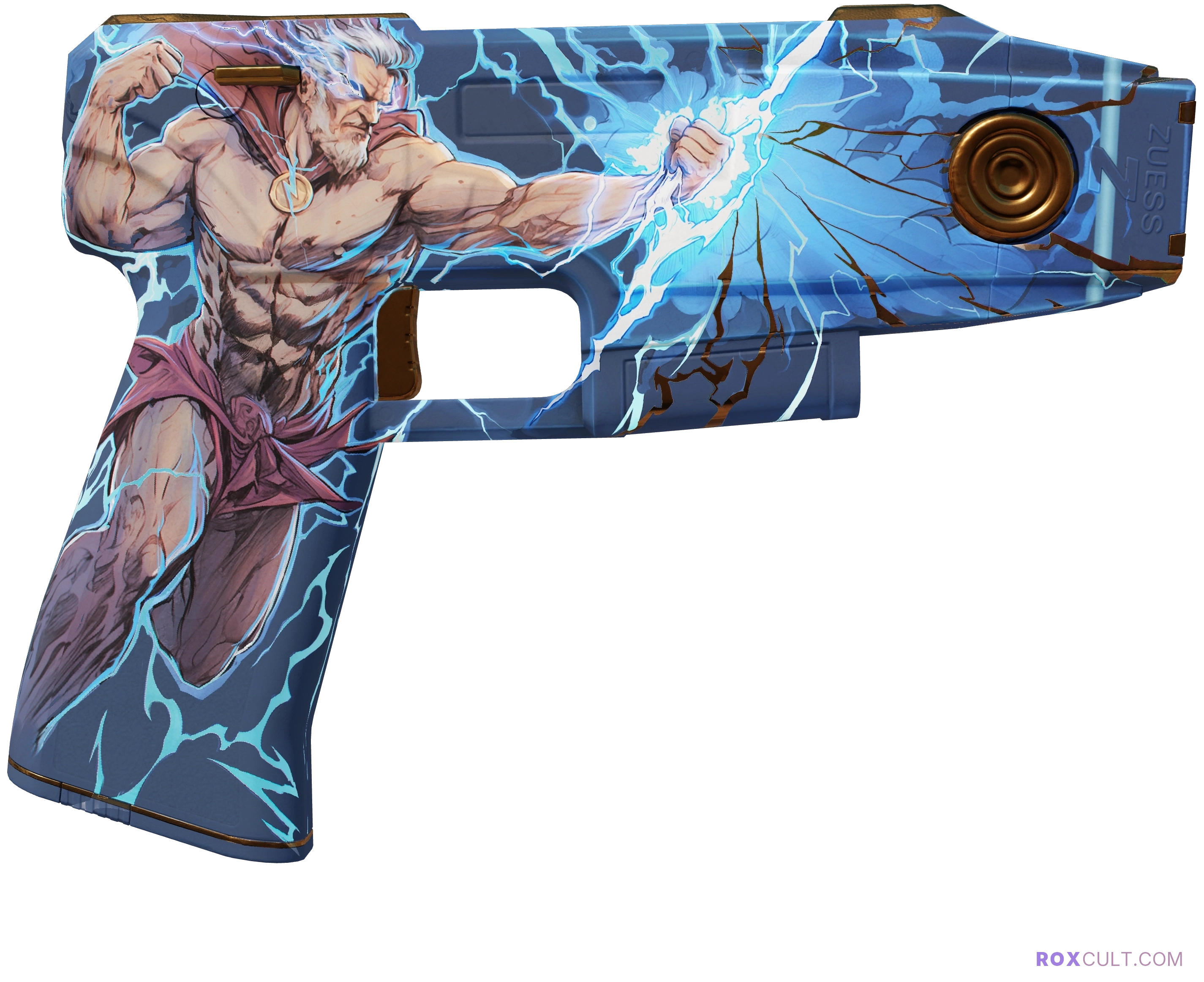 Zeus x27 | Olympus (Factory New) — rox (Holo) Antwerp 2022 craft, backside view