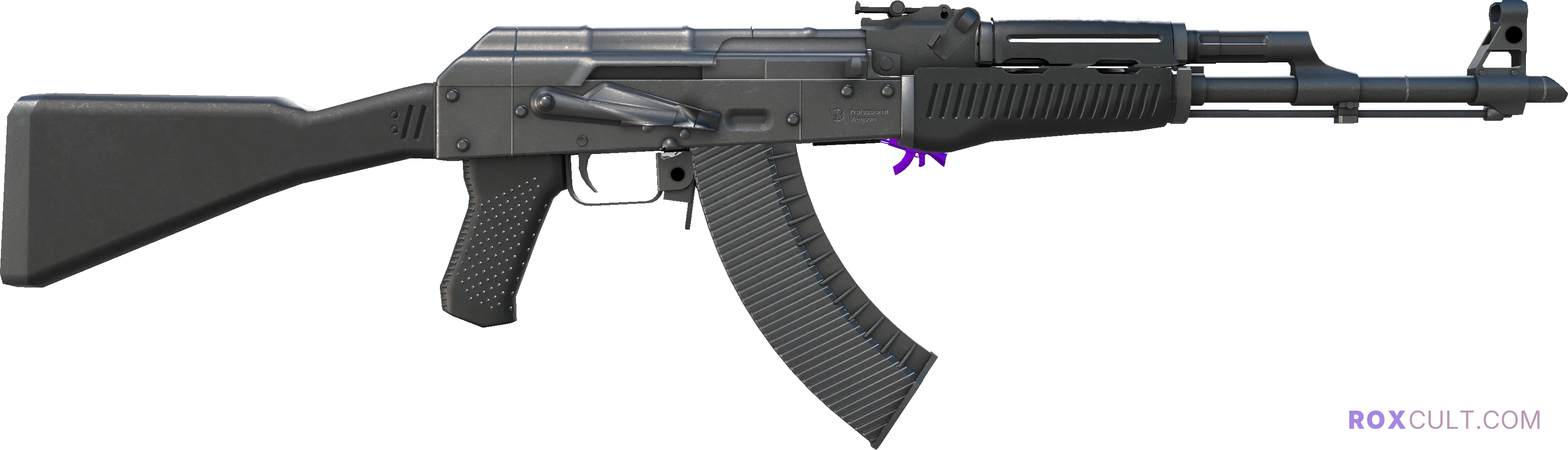 StatTrak™ AK-47 | Slate (Factory New) — rox (Holo) Antwerp 2022 craft, backside view