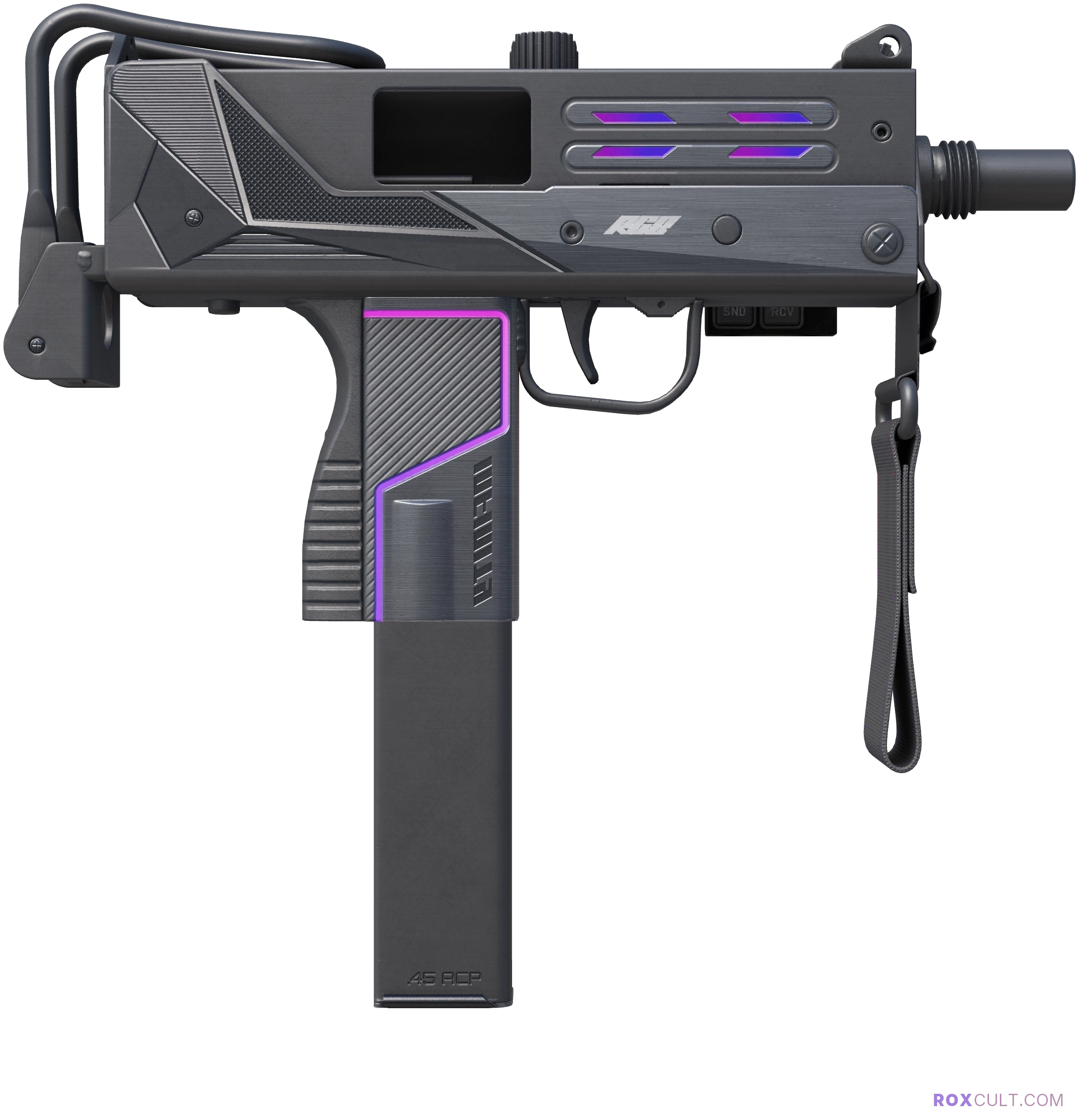 StatTrak™ MAC-10 | Light Box (Factory New) — rox (Holo) Antwerp 2022 craft, backside view