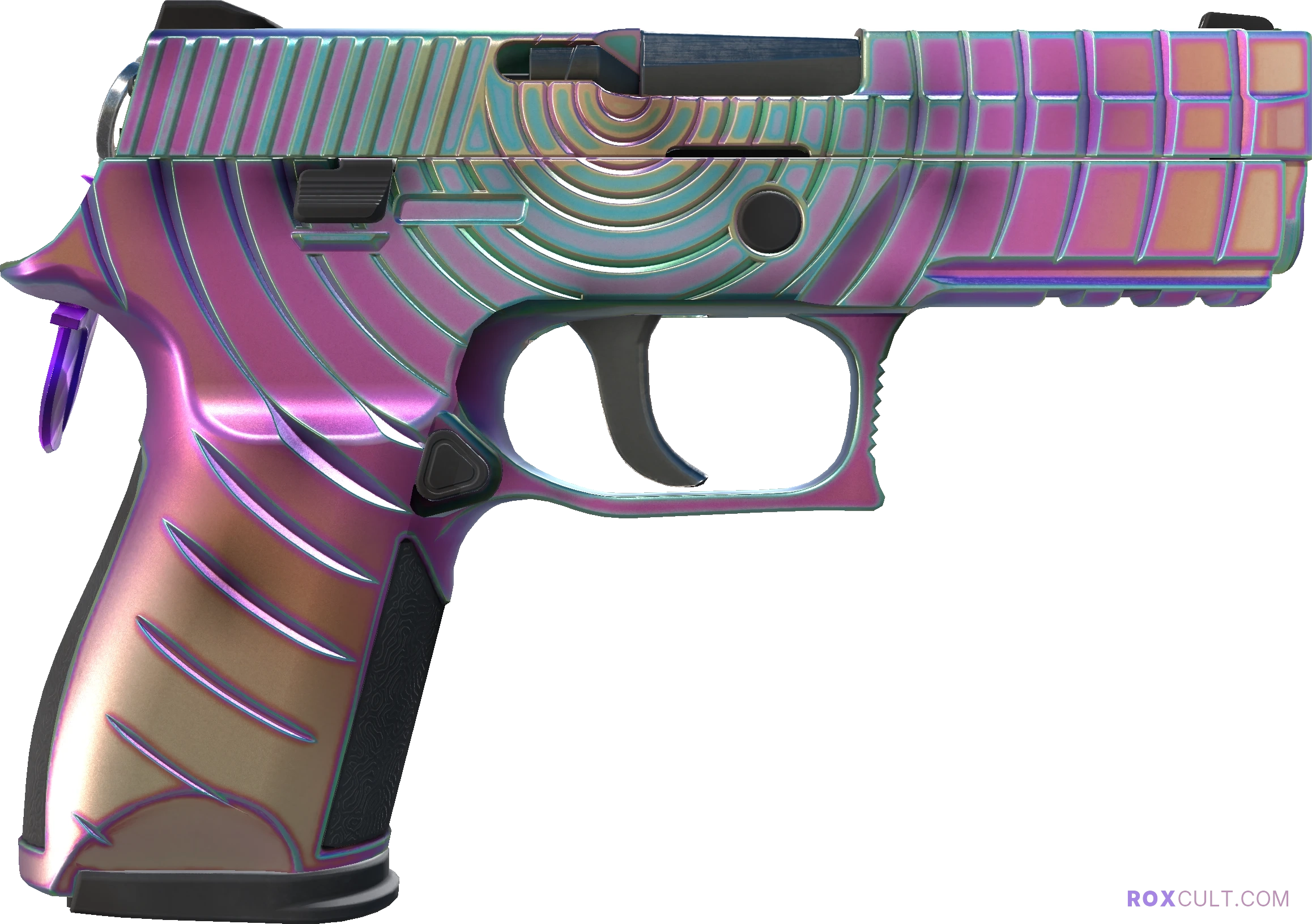 P250 | Epicenter (Factory New) — rox (Holo) Antwerp 2022 craft, backside view