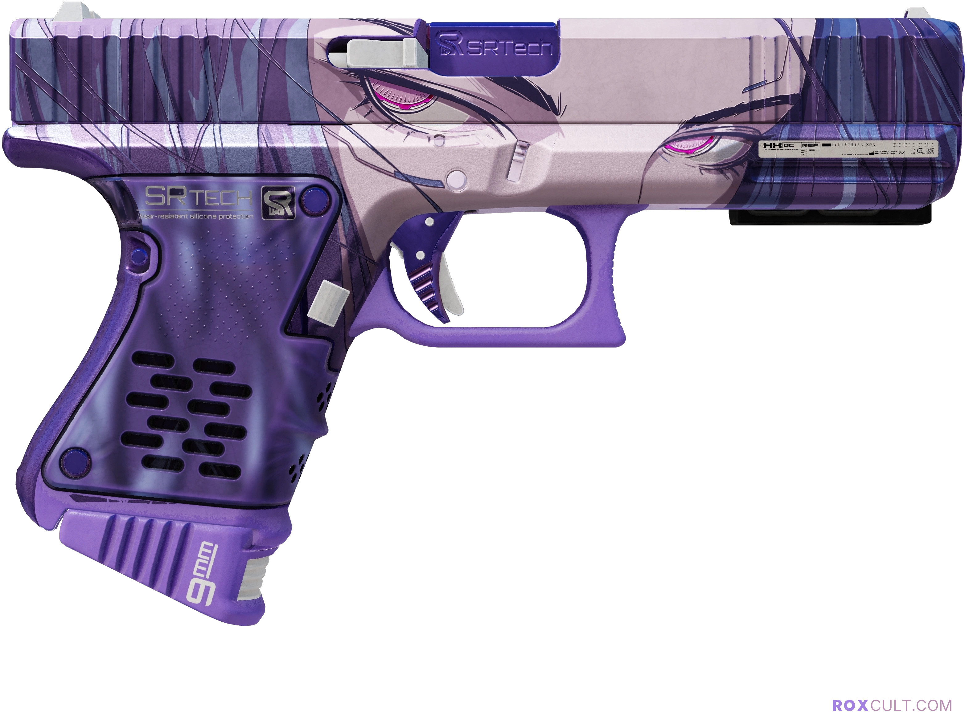 StatTrak™ Glock-18 | Shinobu (Factory New) — rox (Holo) Antwerp 2022 craft, backside view