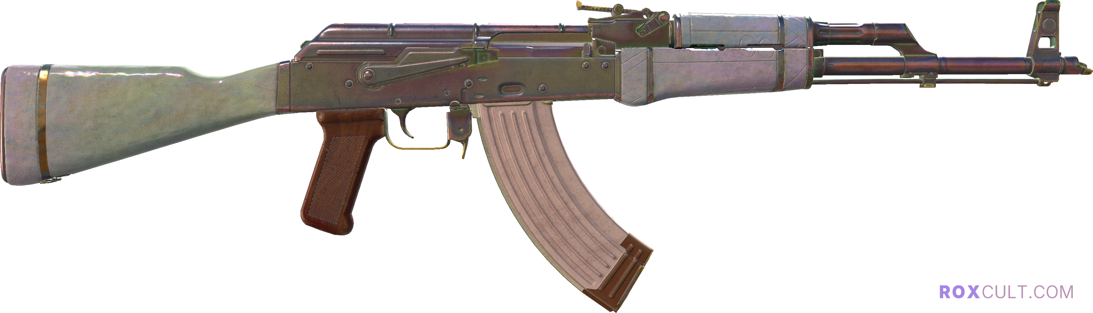 AK-47 | Aphrodite (Field-Tested) — rox (Holo) Antwerp 2022 craft, backside view