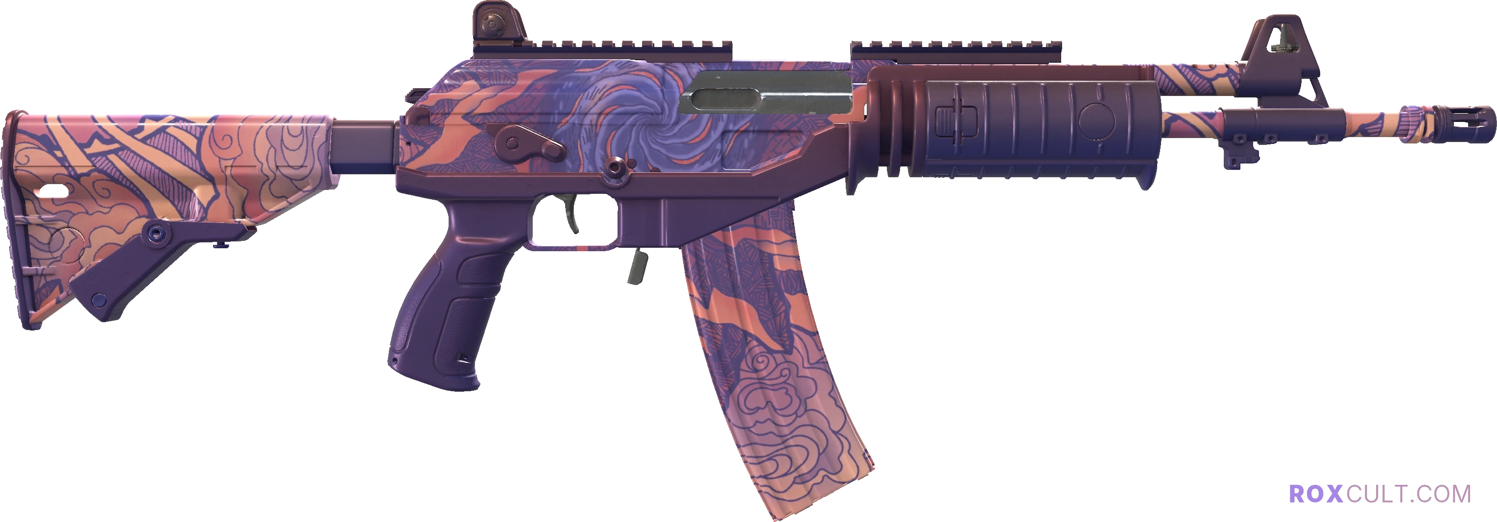 Galil AR | Sky Mandala (Factory New) — rox (Holo) Antwerp 2022 craft, backside view