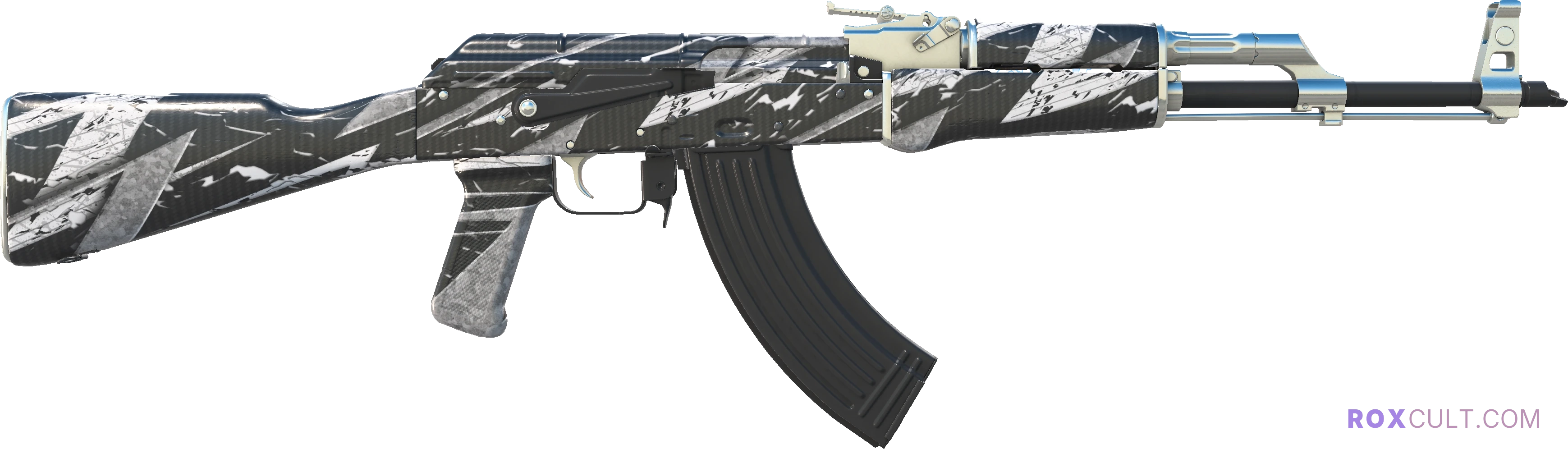 AK-47 | Breakthrough (Factory New) — rox (Holo) Antwerp 2022 craft, backside view