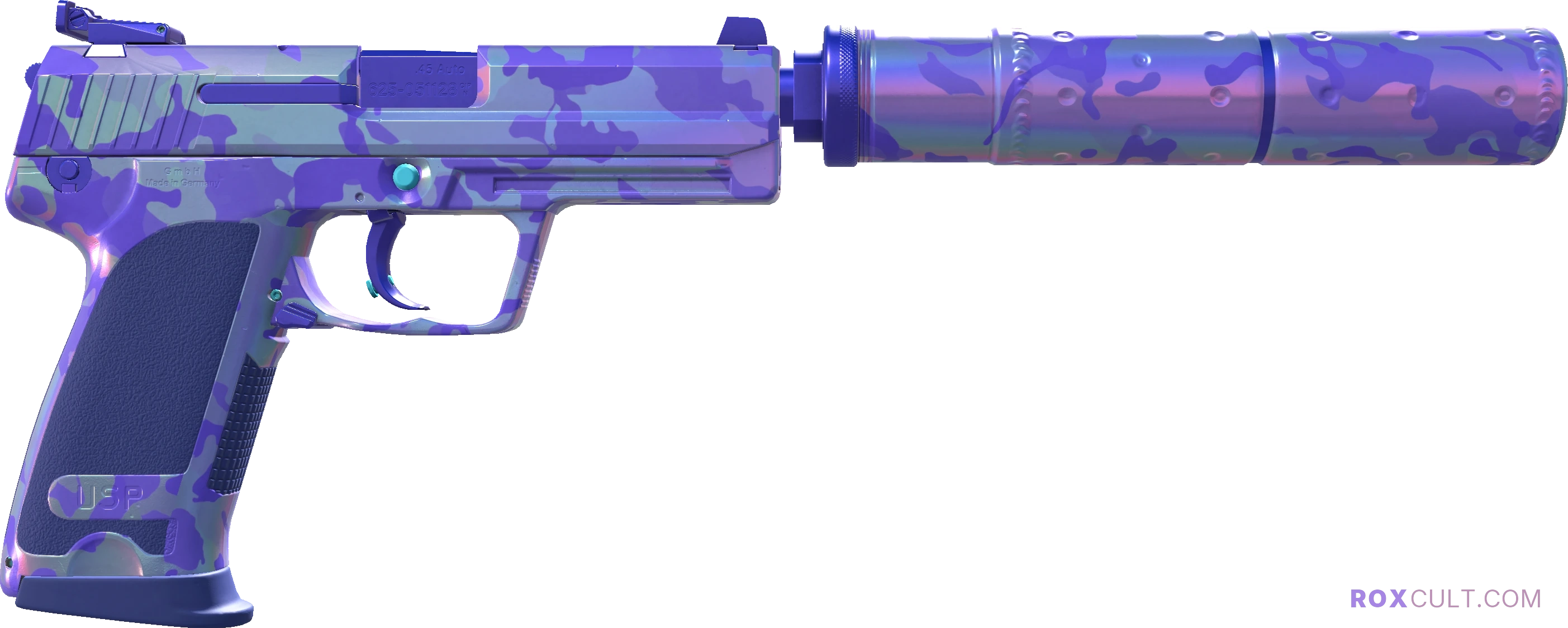 USP-S | Sleeping Potion (Factory New) — rox (Holo) Antwerp 2022 craft, backside view