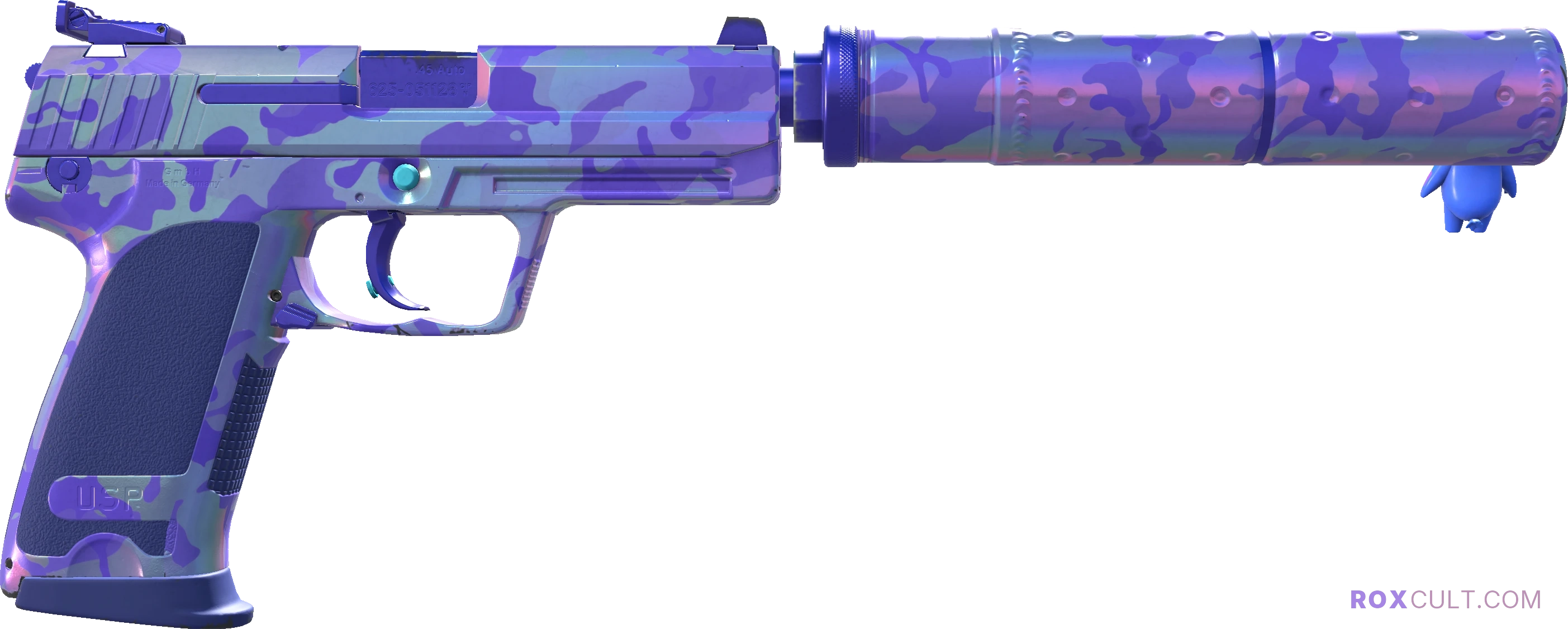 USP-S | Sleeping Potion (Factory New) — rox (Holo) Antwerp 2022 craft, backside view