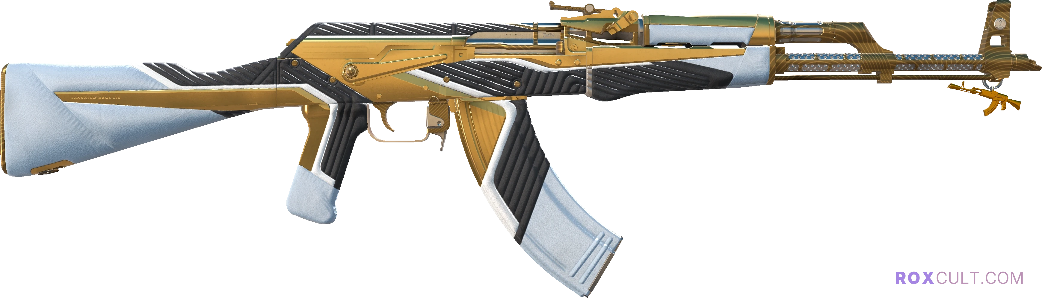 AK-47 | The Oligarch (Minimal Wear) — rox (Holo) Antwerp 2022 craft, backside view